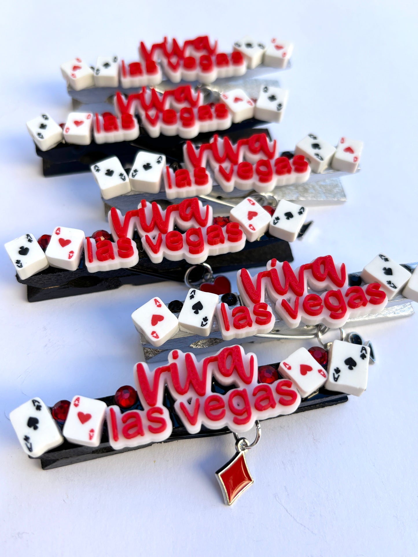 Viva Las Vegas spirit pins - set of 6