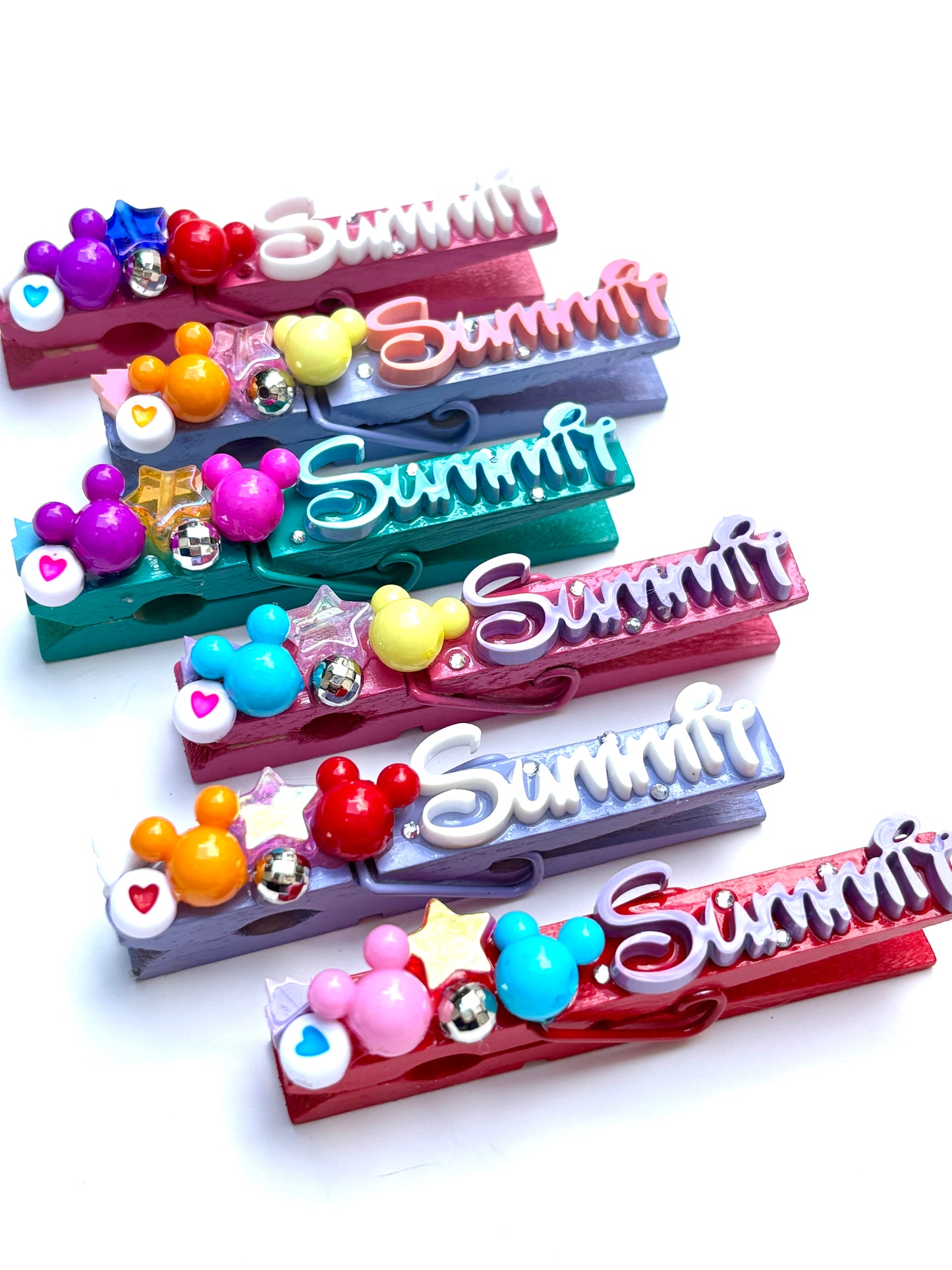 Summit-Disney inspired pins - set of 6