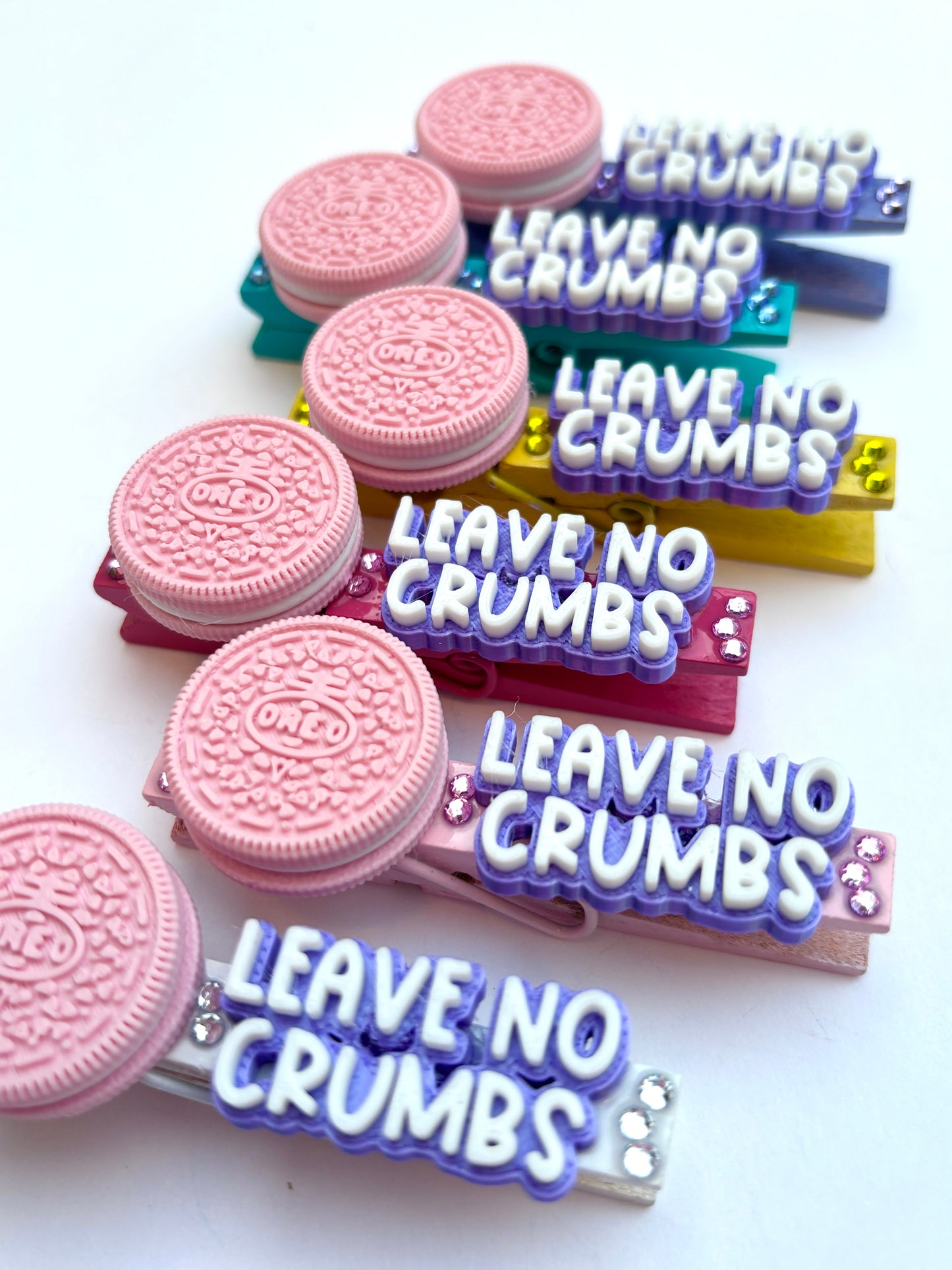 Leave No Crumbs Spirit Pins (pastel colors) - set of 6