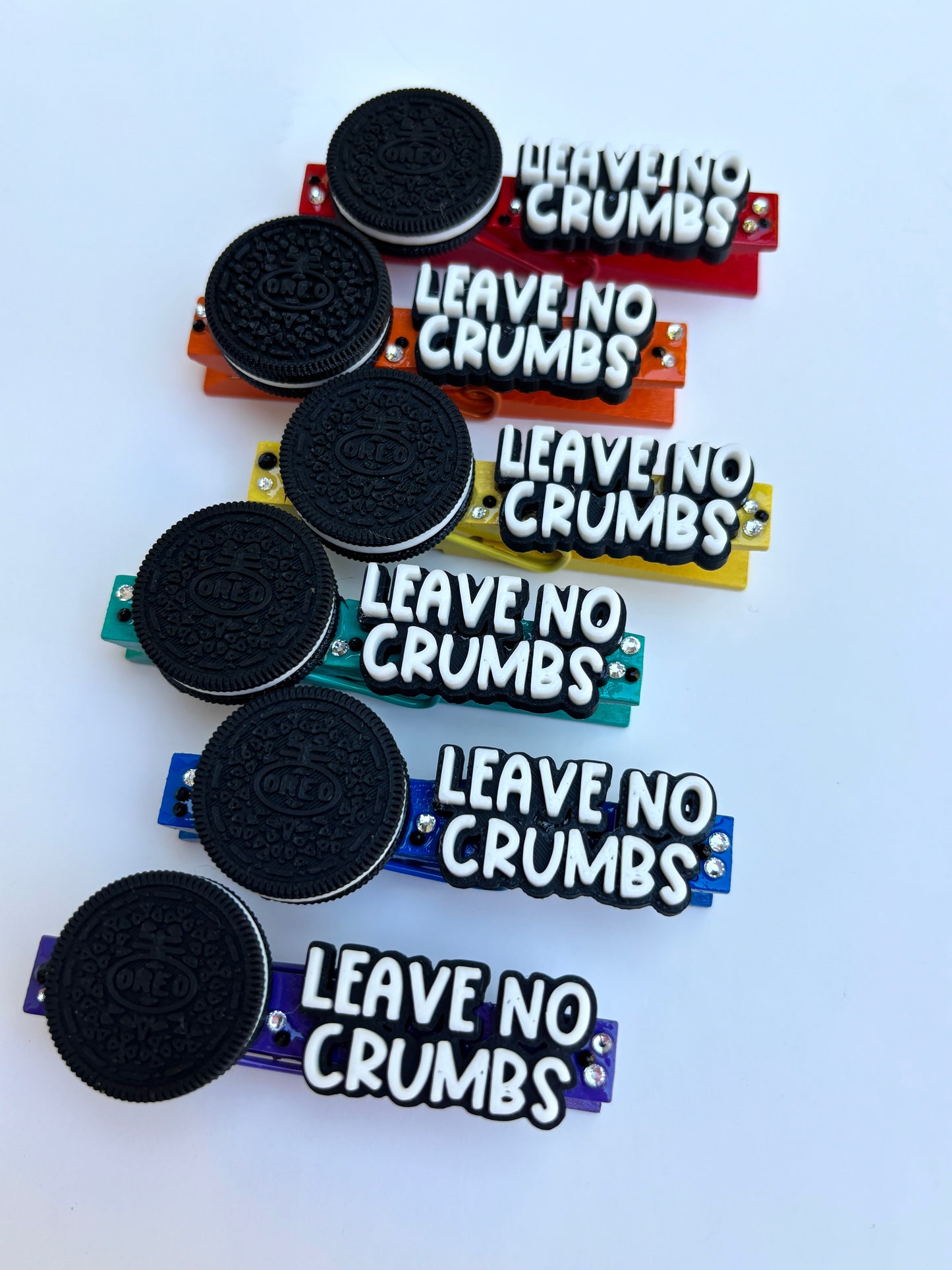 Leave No Crumbs Spirit Pins (bright colors) - set of 6