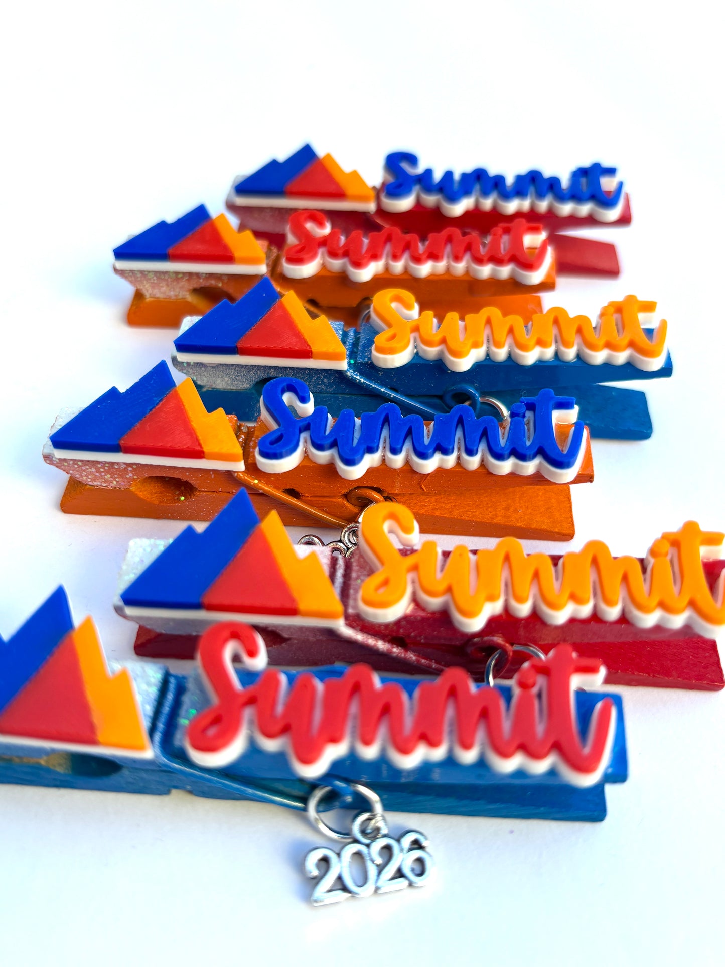 D1 Summit inspired cheer pins - set of 6