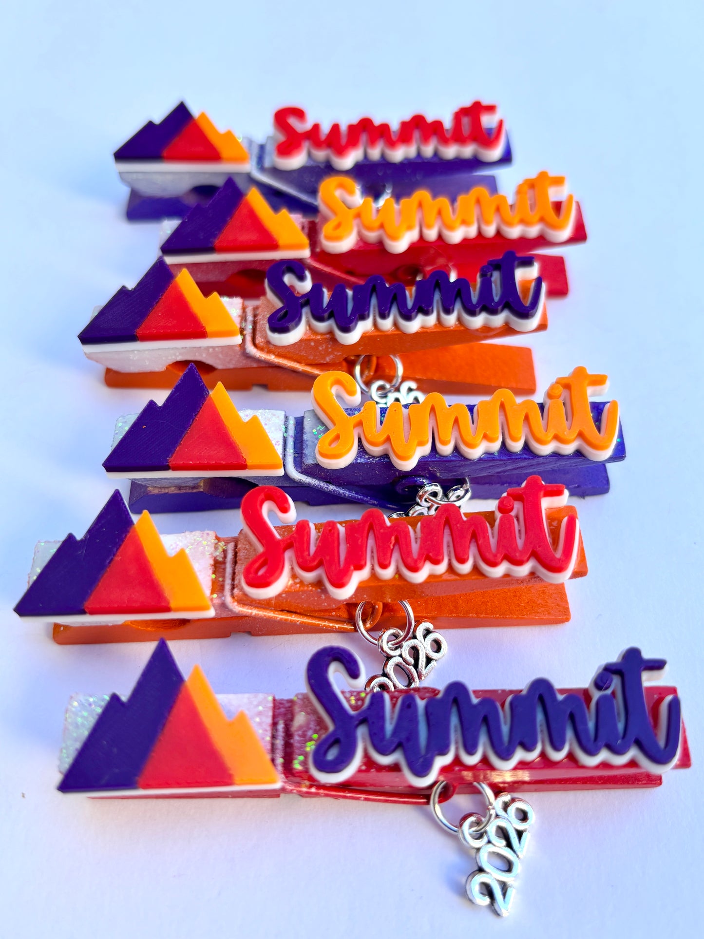 D2 Summit inspired cheer pins - set of 6