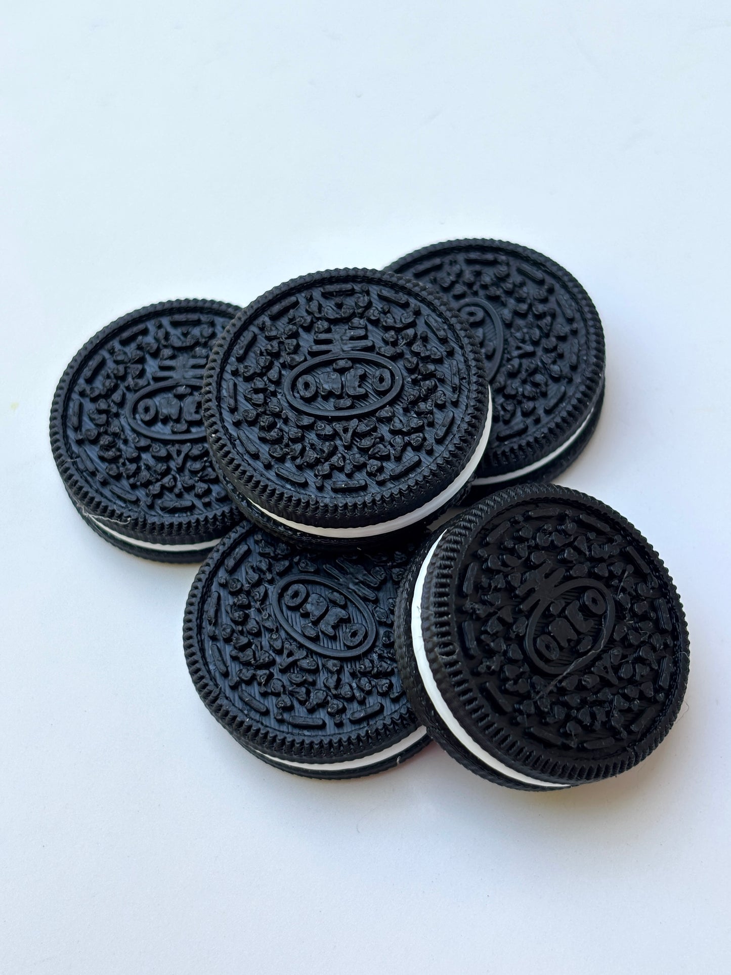 Oreo cookie pin embellishments