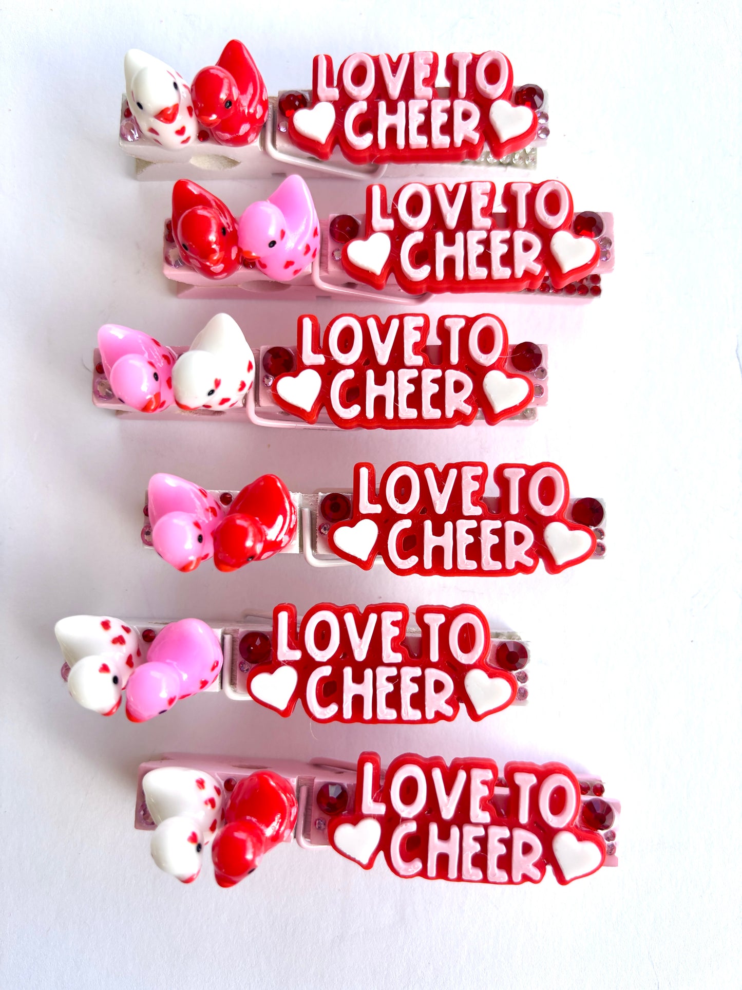 Lucky in love spirit pins - set of 6