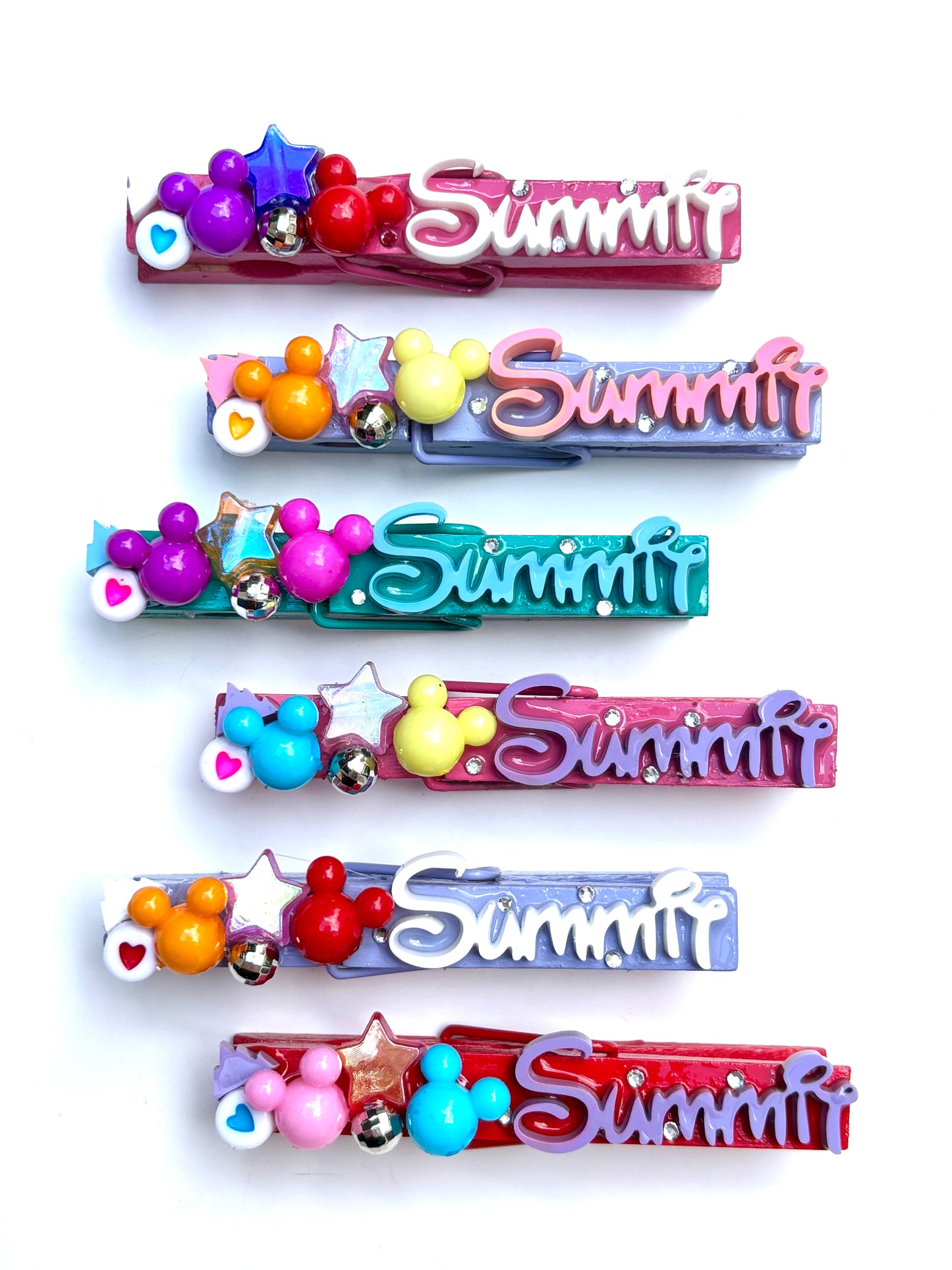 Summit-Disney inspired pins - set of 6