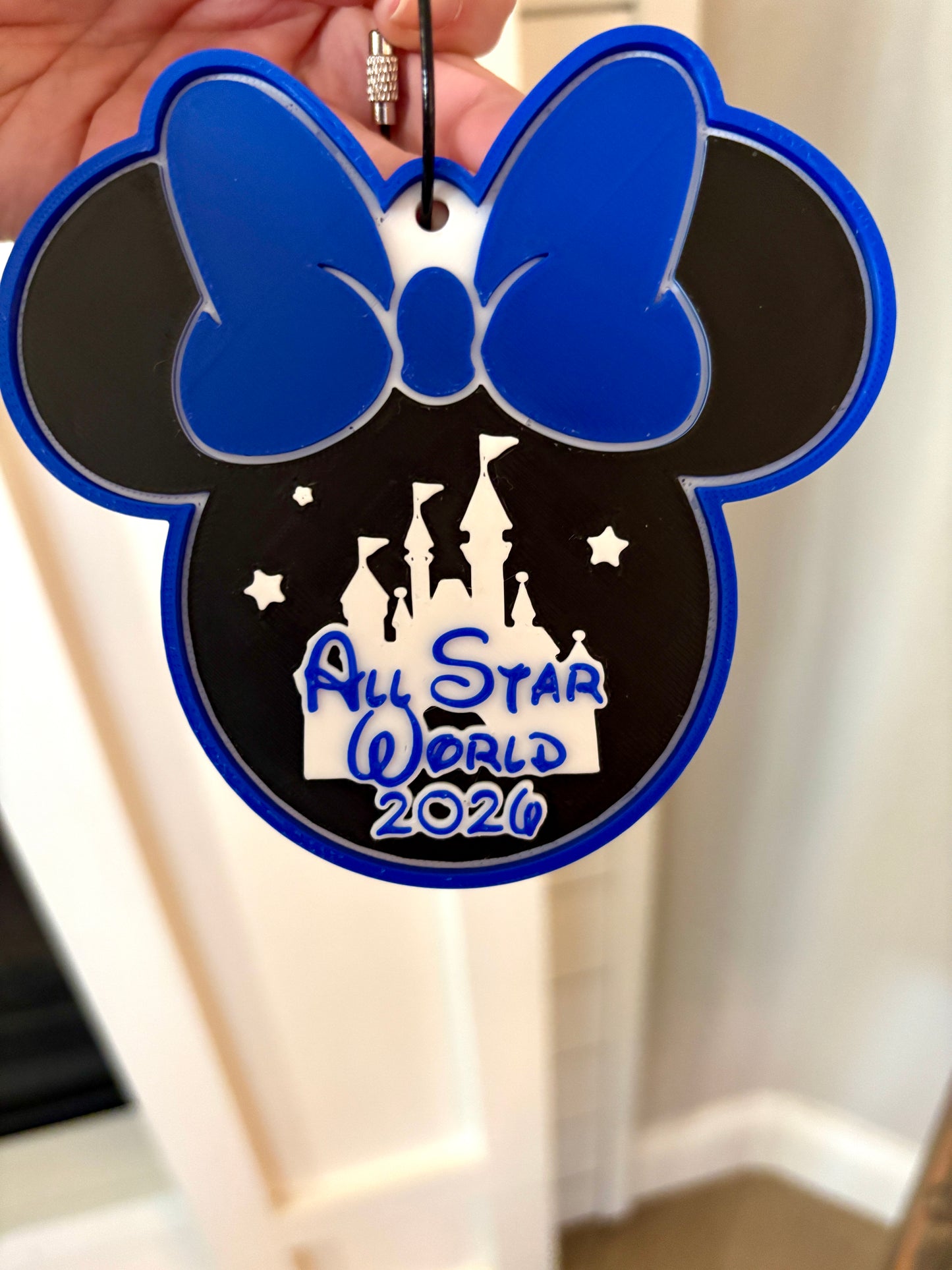 Mouse inspired All Star World 2026 Cheer Bag Tag