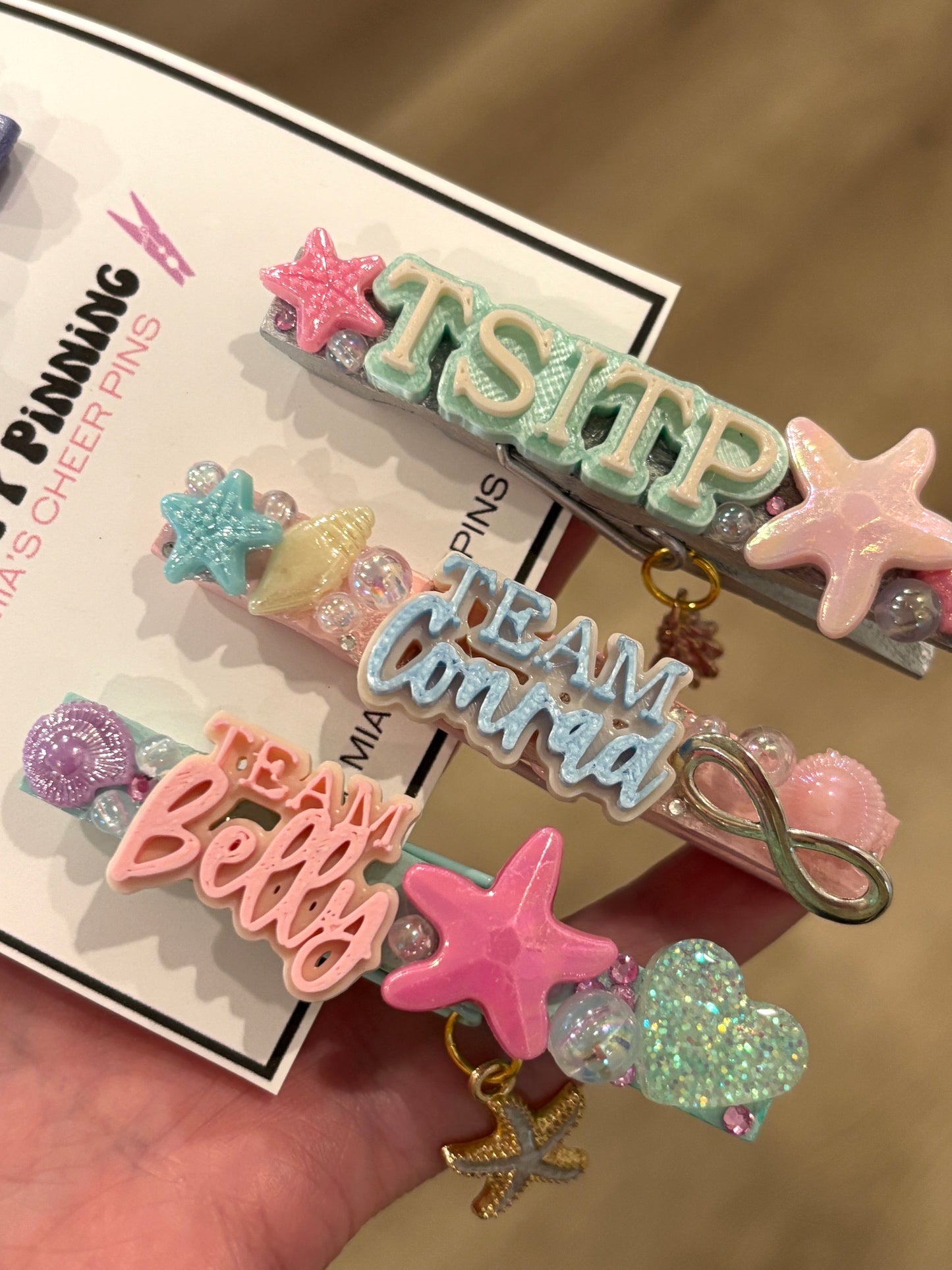 The Summer I Turned Pretty Spirit Pins - set of 6
