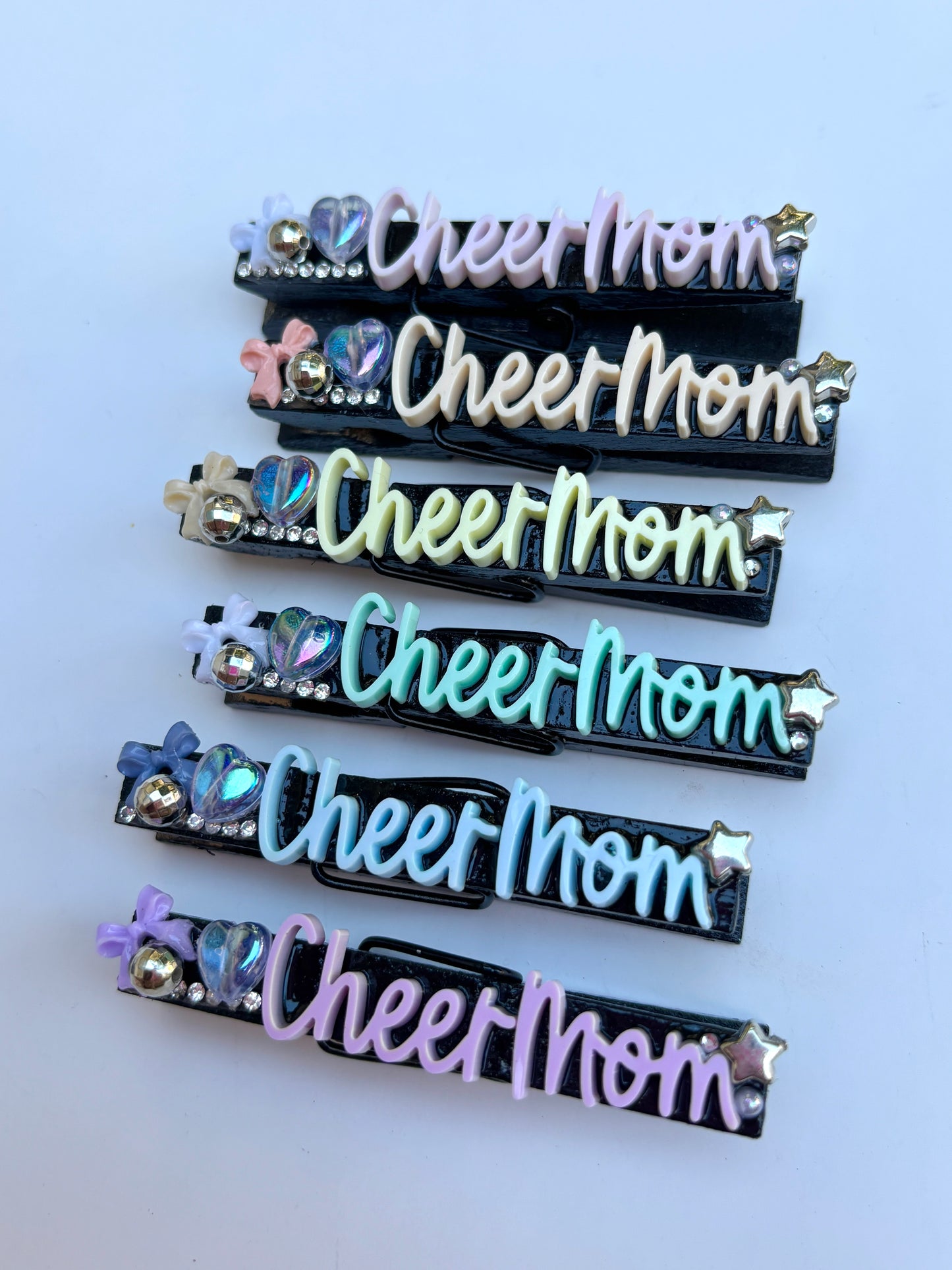 Cheer Mom pins - set of 6