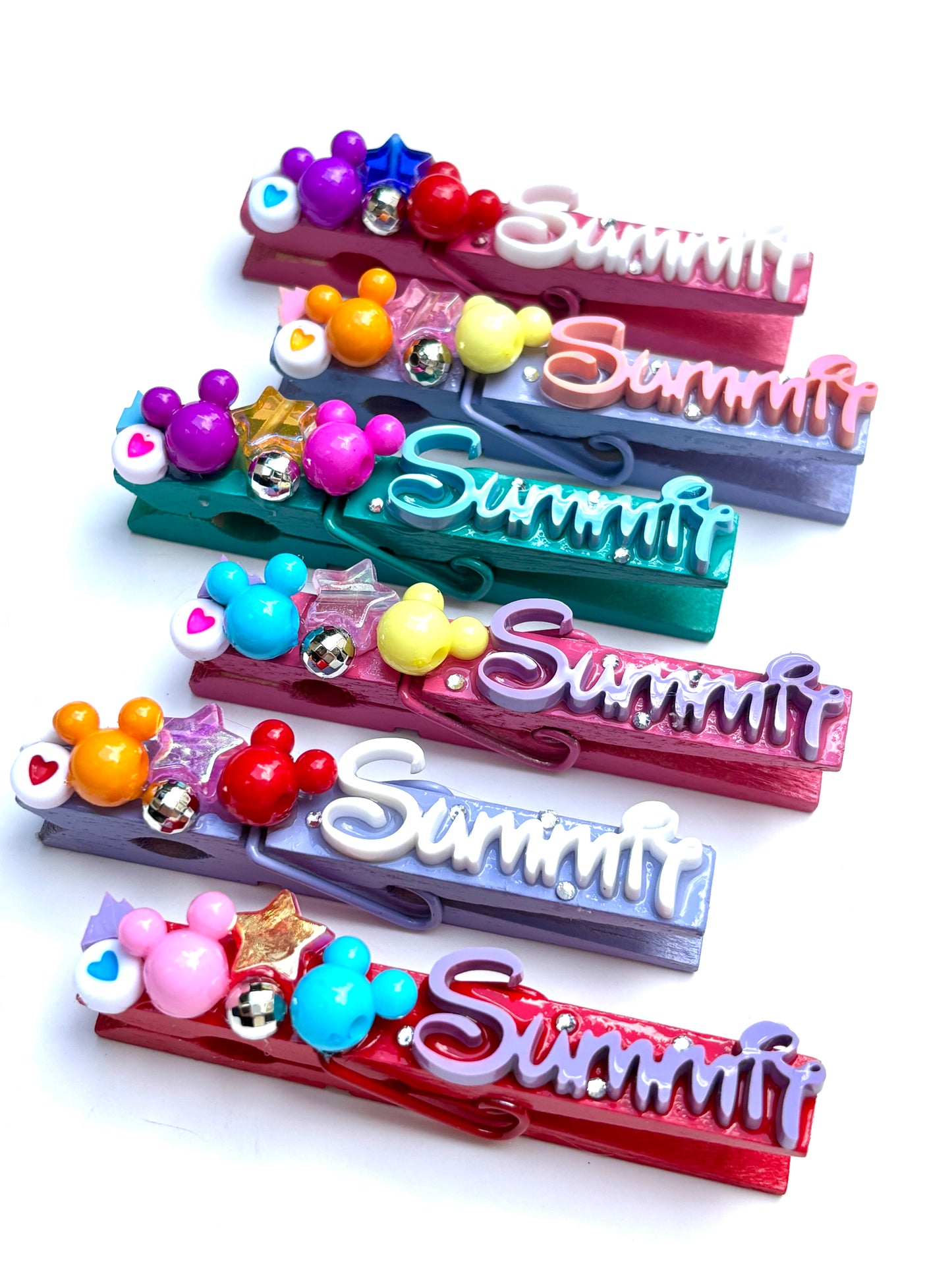 Summit-Disney inspired pins - set of 6