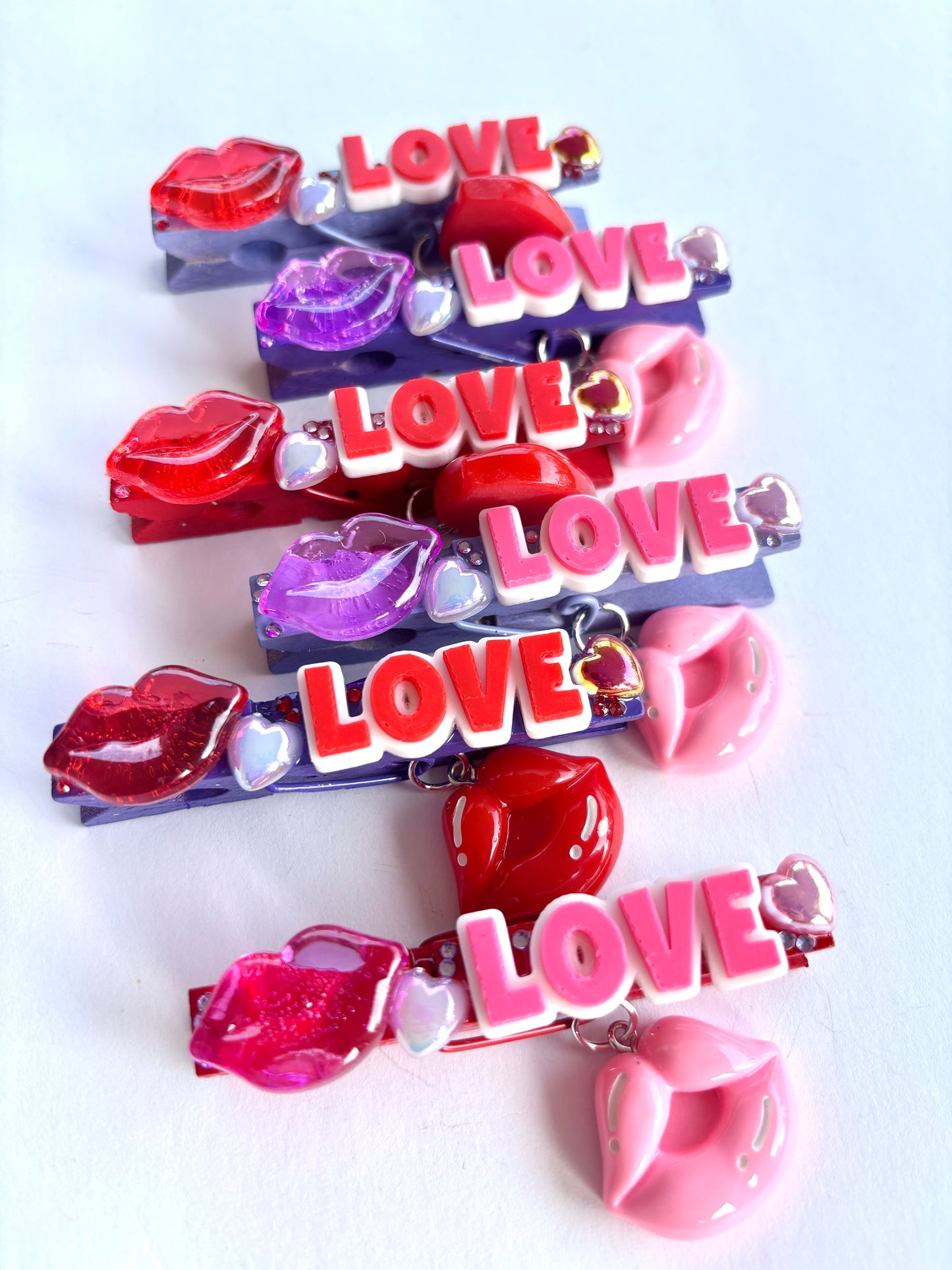 LOVE spirit pins - set of 6