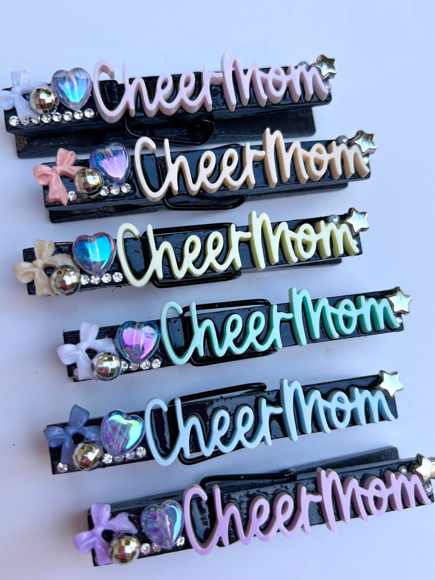 Cheer Mom pins - set of 6