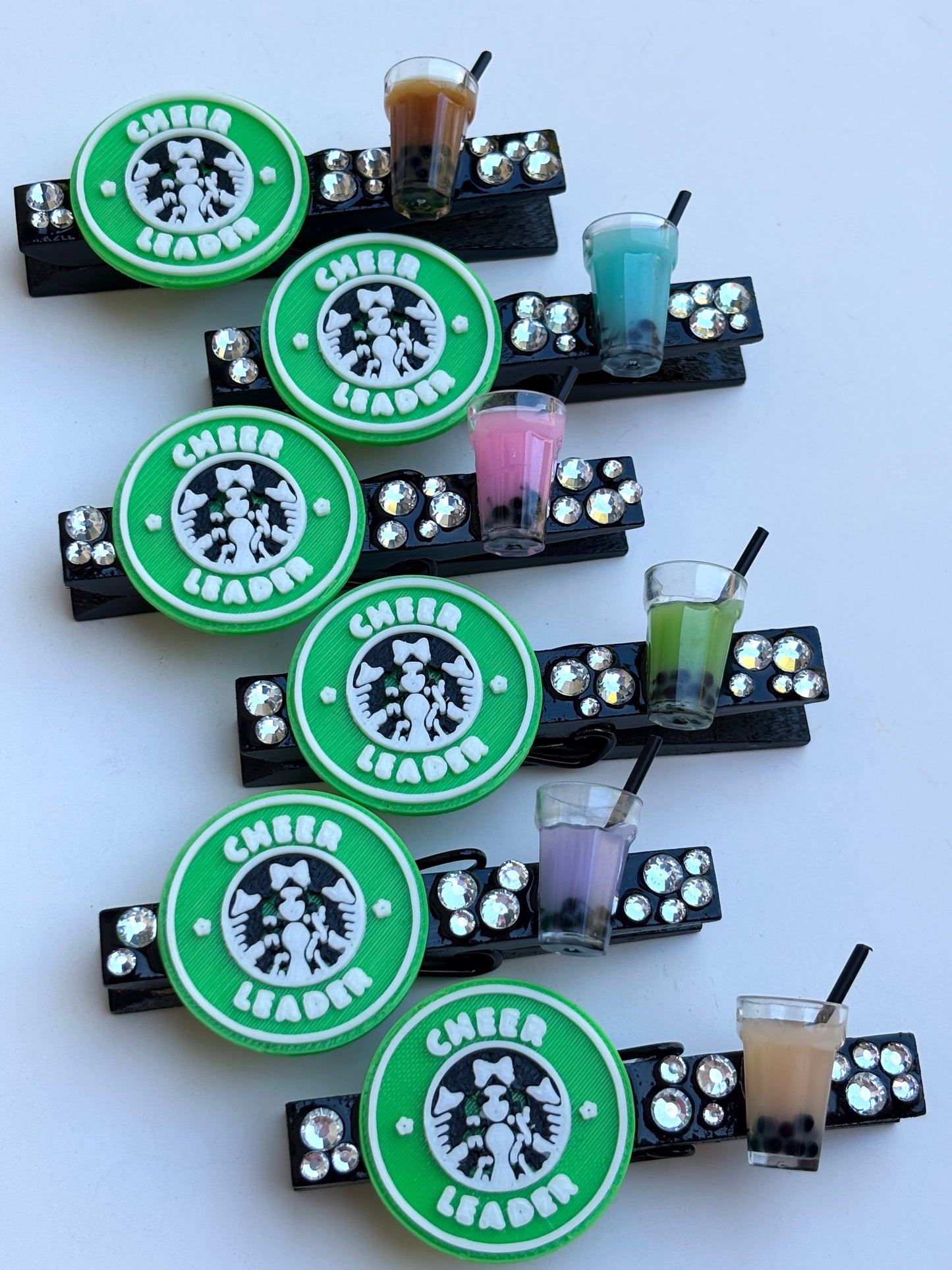 Starbucks inspired spirit pins - set of 6
