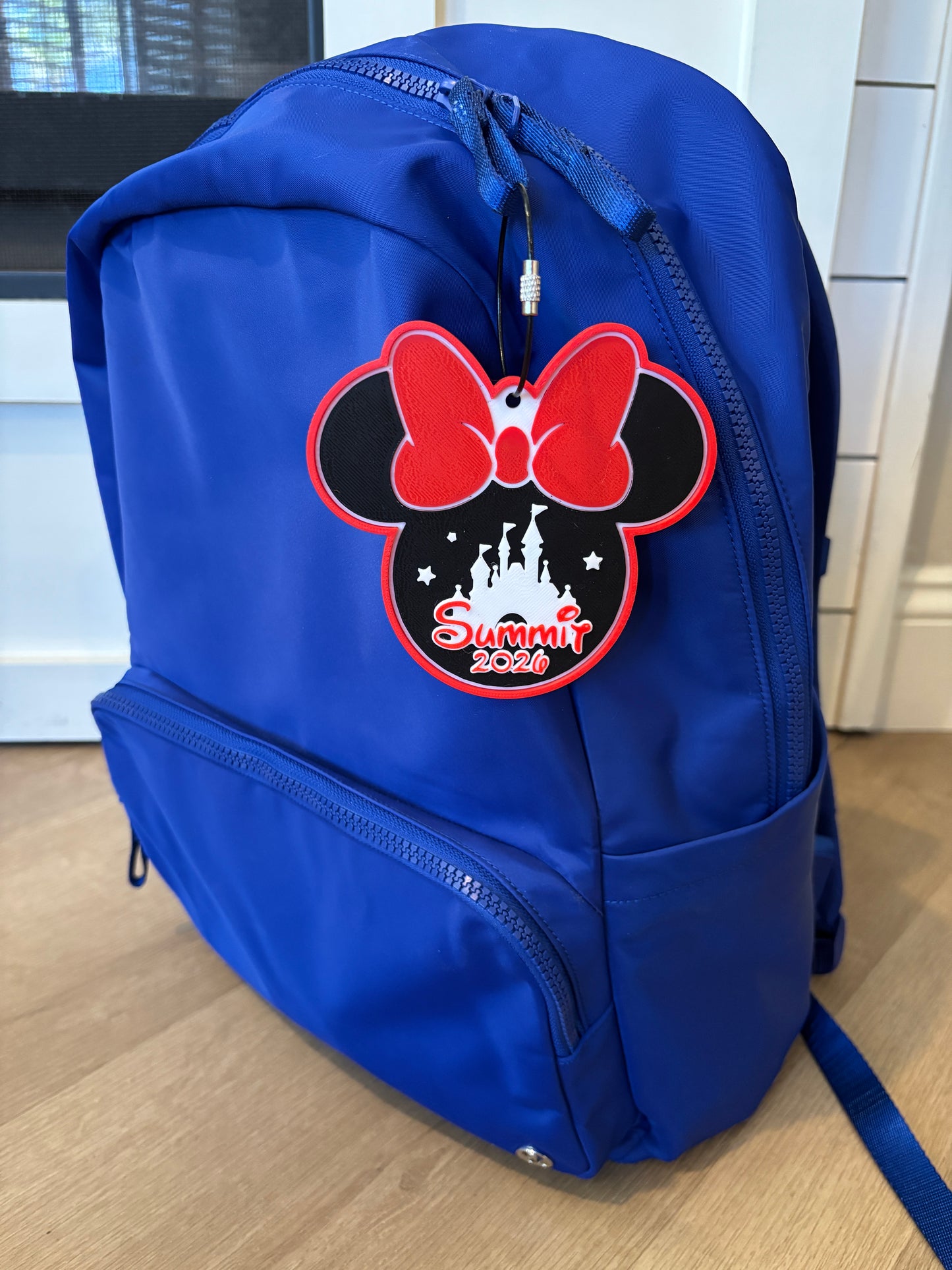 Mouse inspired D1 Summit Cheer Bag Tag