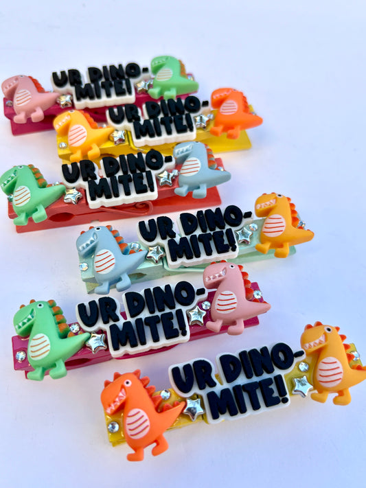 UR Dino-mite spirit pins - set of 6