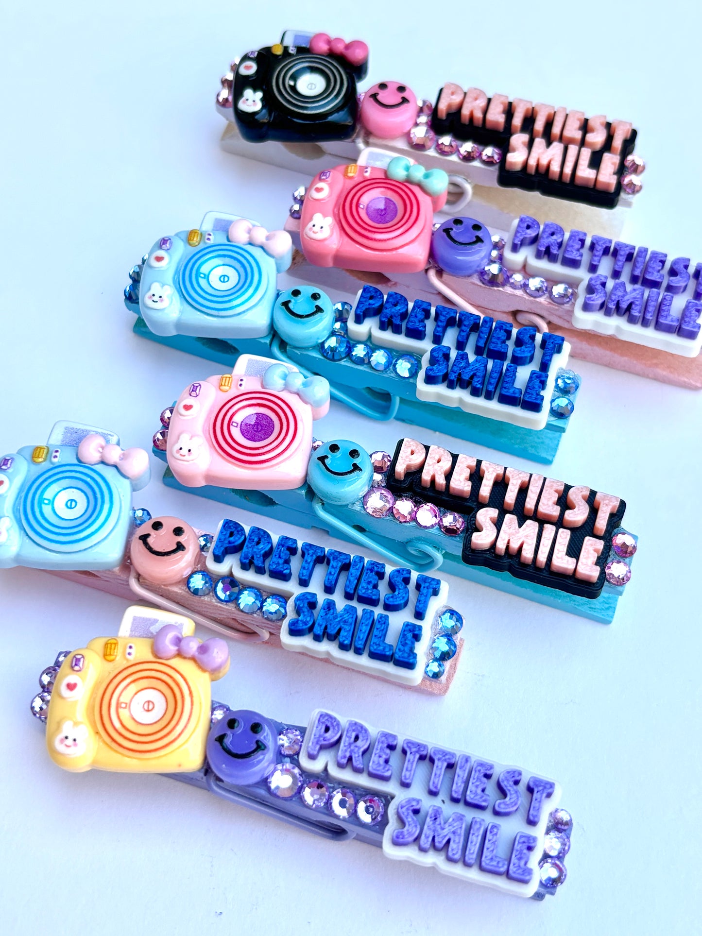 Prettiest Smile spirit pins - set of 6