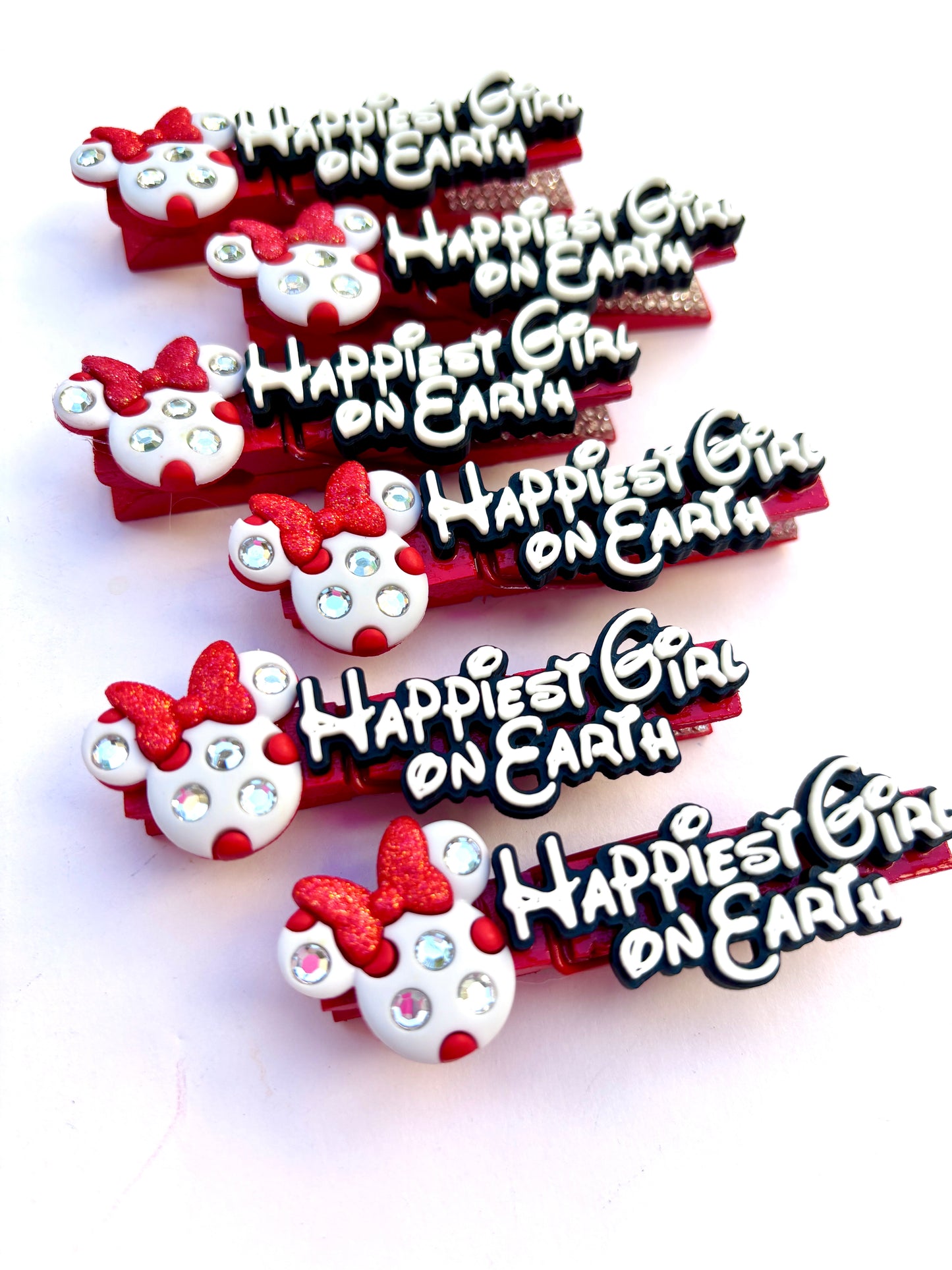 Happiest Girl spirit pins - set of 6