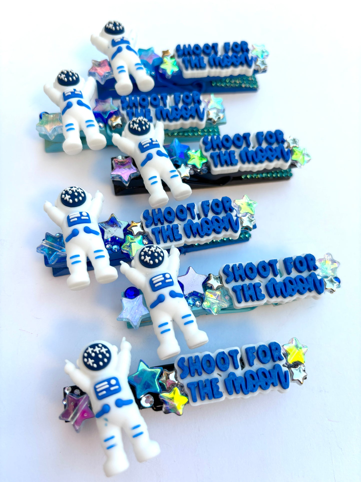 Shoot for the Moon spirit pins - set of 6