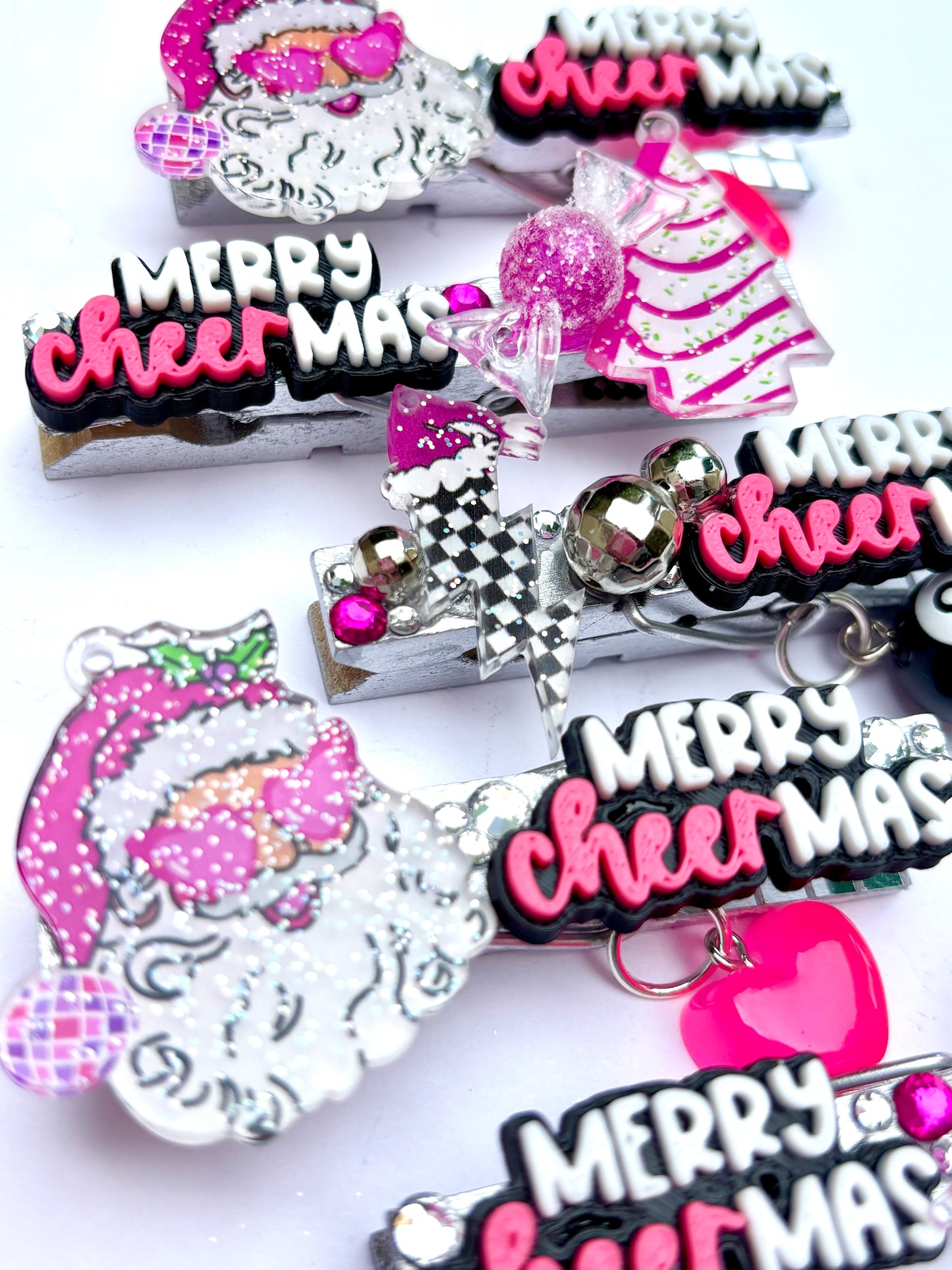 Merry CHEERmas spirit pins - set of 6
