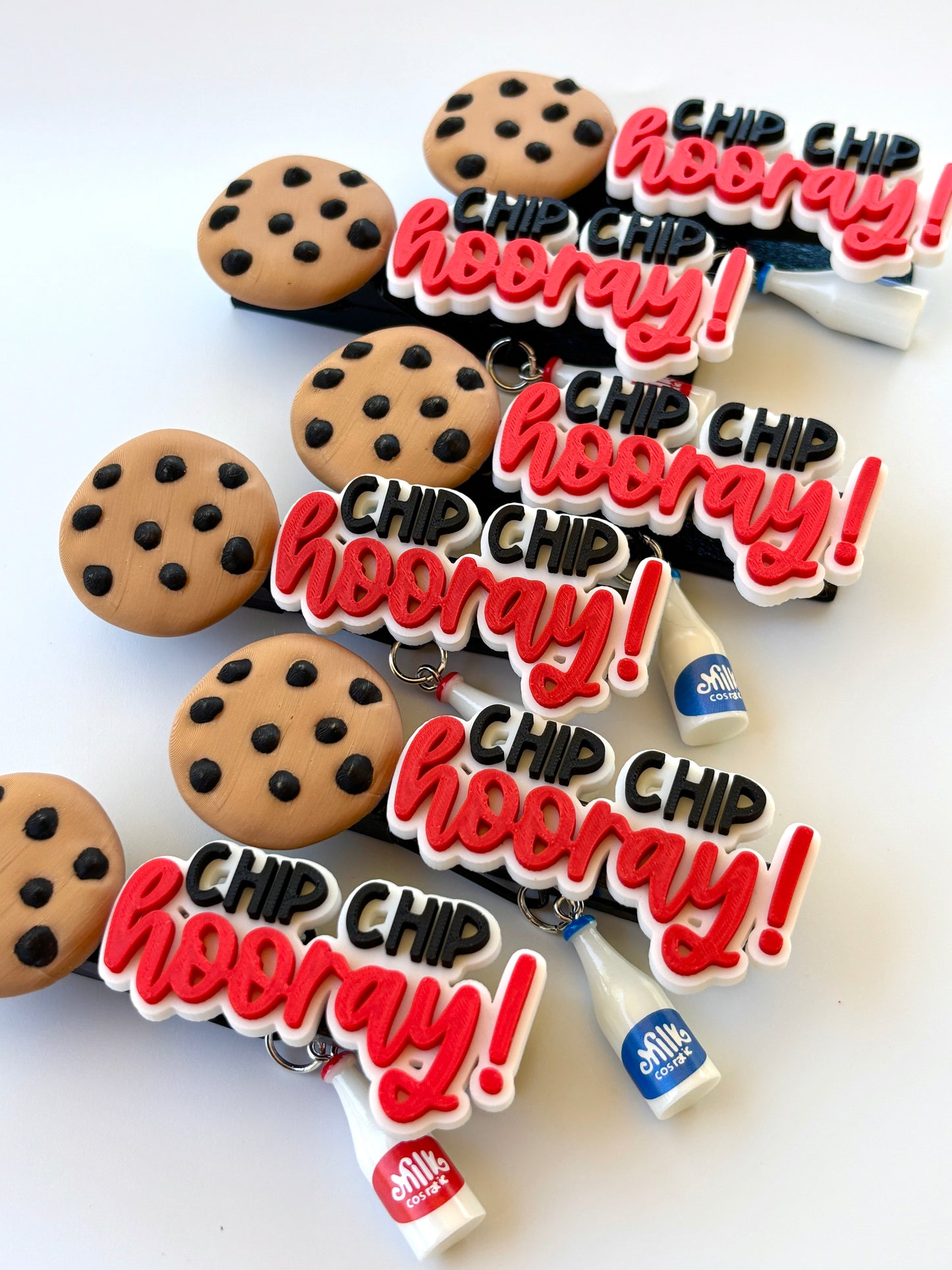 Milk & Cookie spirit pins - set of 6
