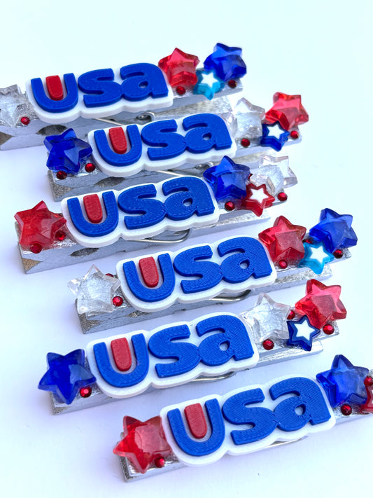 USA Competition Cheer Pins - set of 6