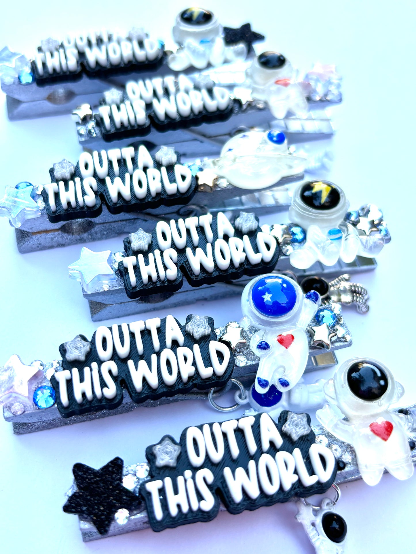 Outta This World spirit pins - set of 6