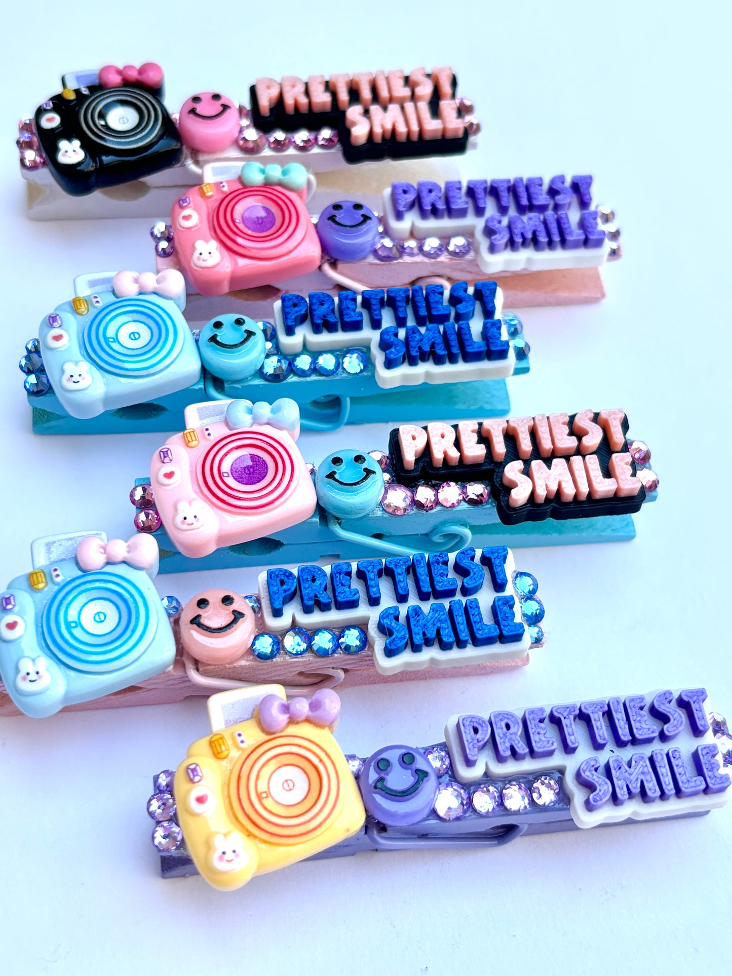 Prettiest Smile spirit pins - set of 6