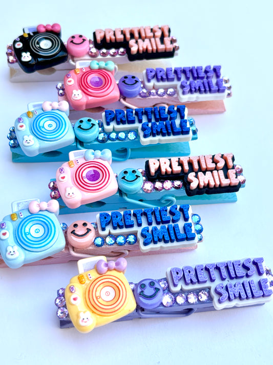 Prettiest Smile spirit pins - set of 6