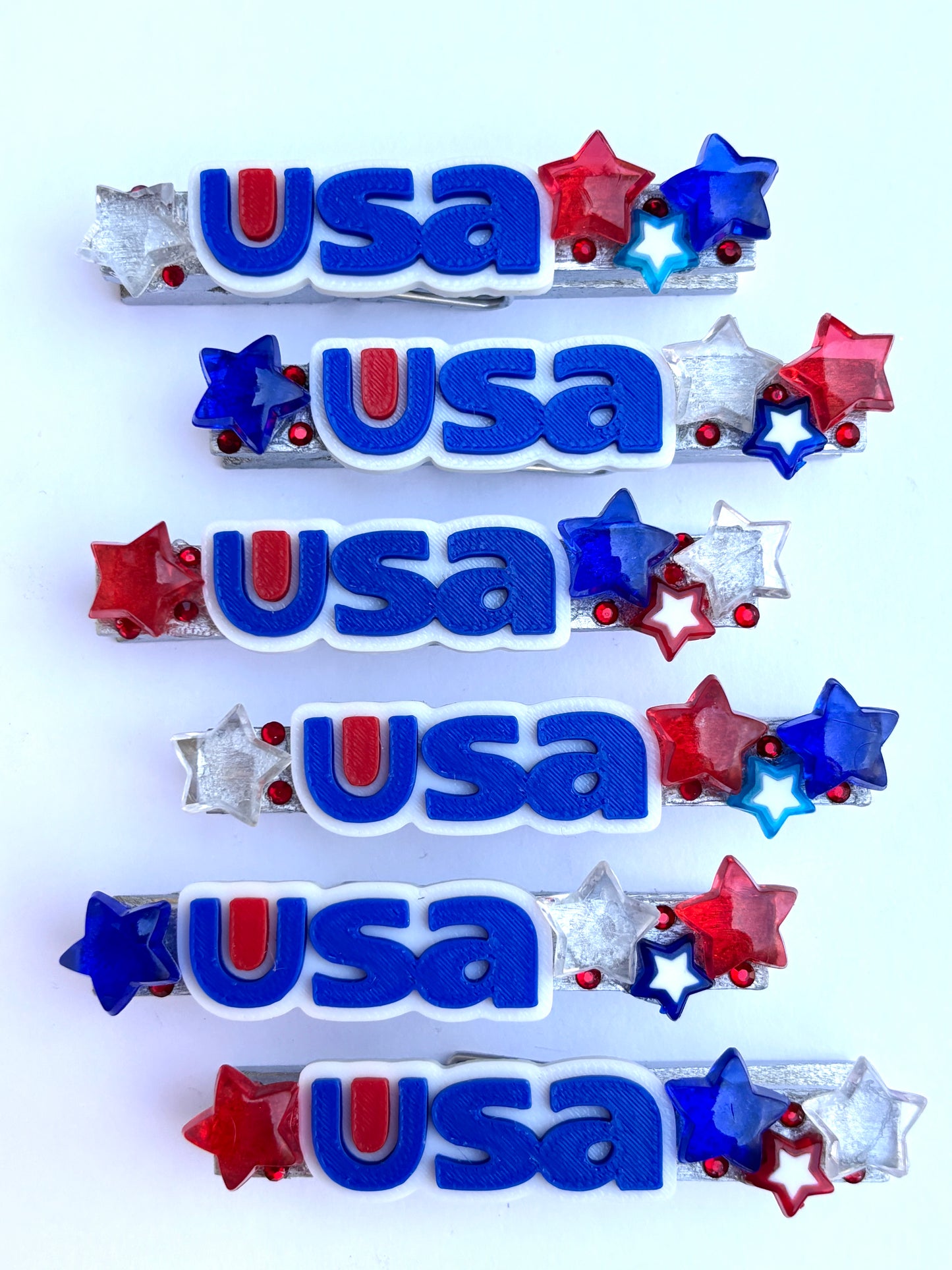 USA Competition Cheer Pins - set of 6