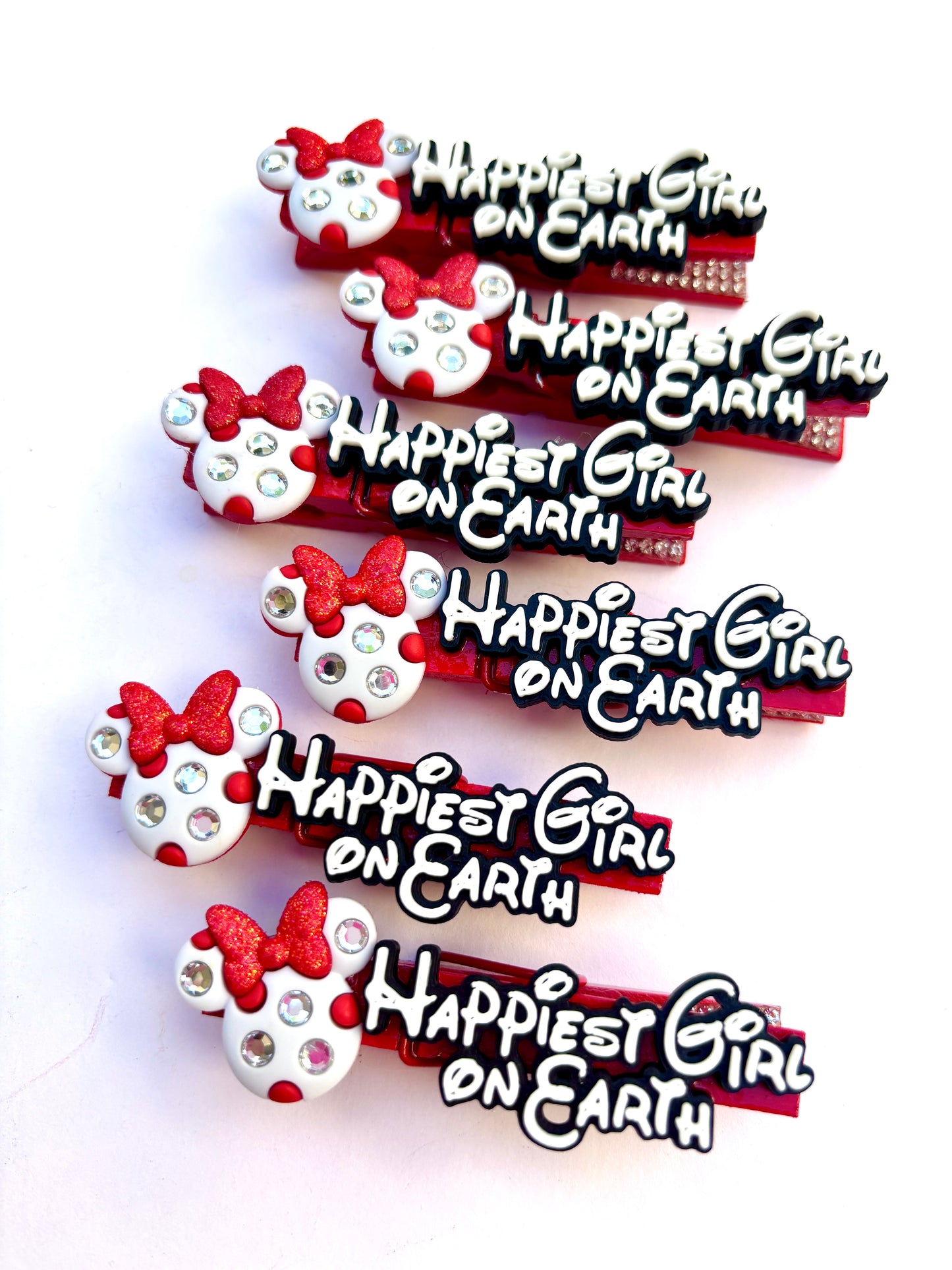 Happiest Girl spirit pins - set of 6