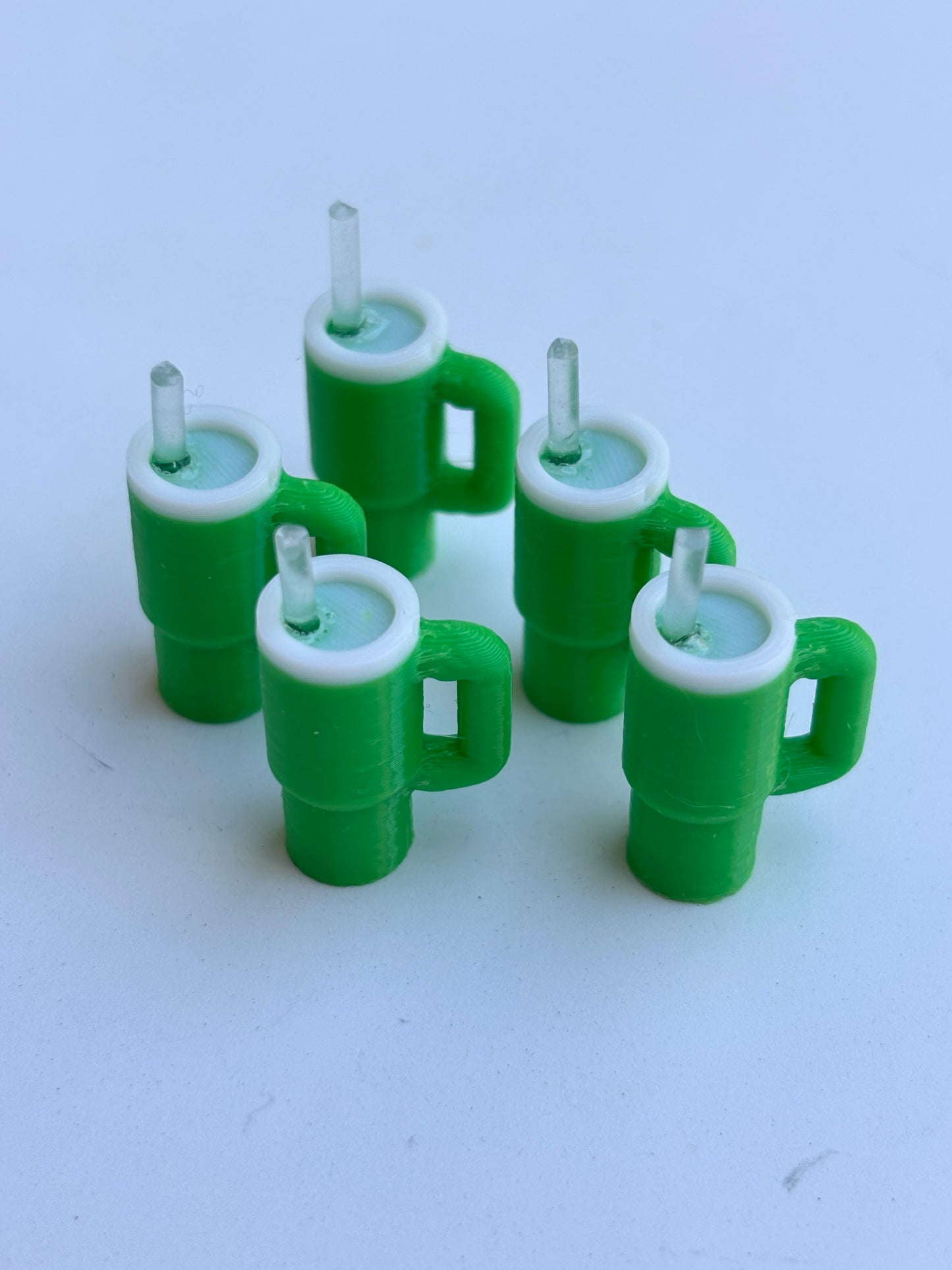 Mini Stanley-inspired tumbler pin embellishments