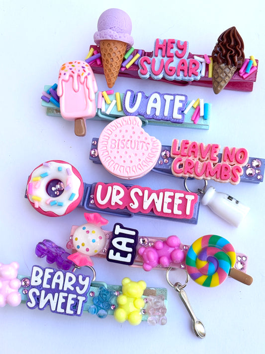 Sweet Treat spirit pins - set of 6