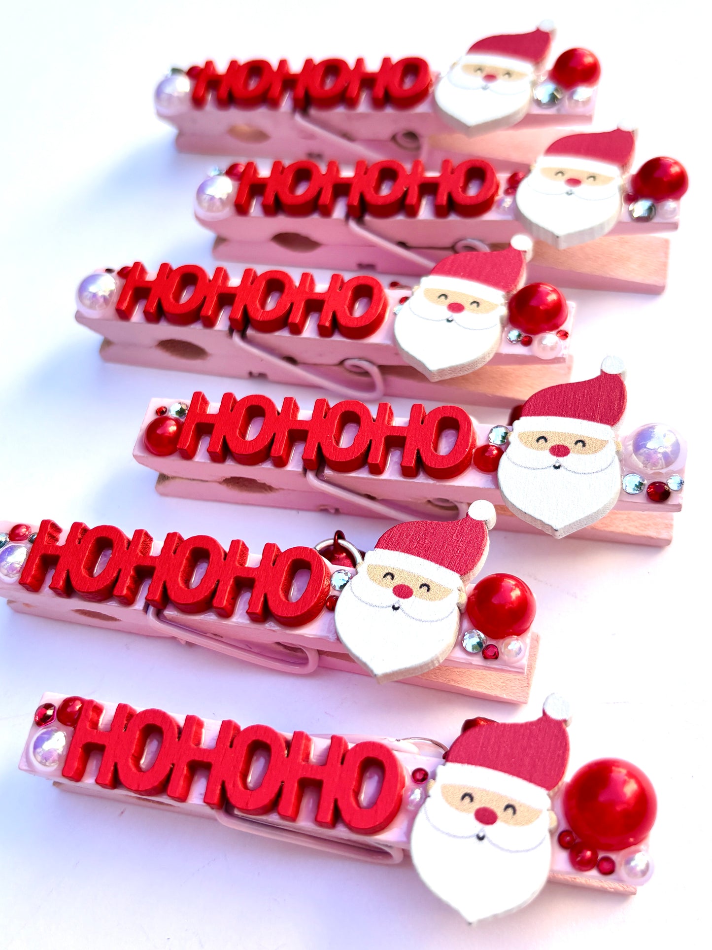 Santa spirit pins - set of 6