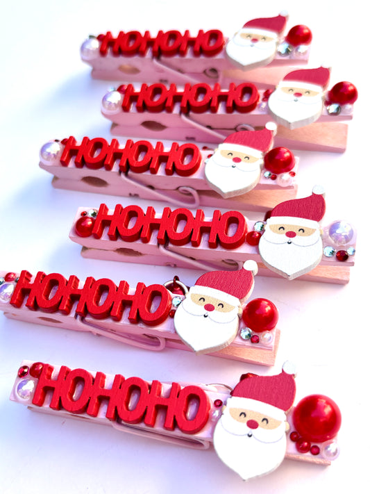 Santa spirit pins - set of 6
