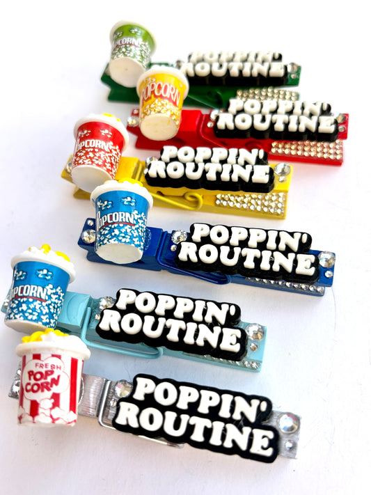 Poppin' Routine spirit pins - set of 6