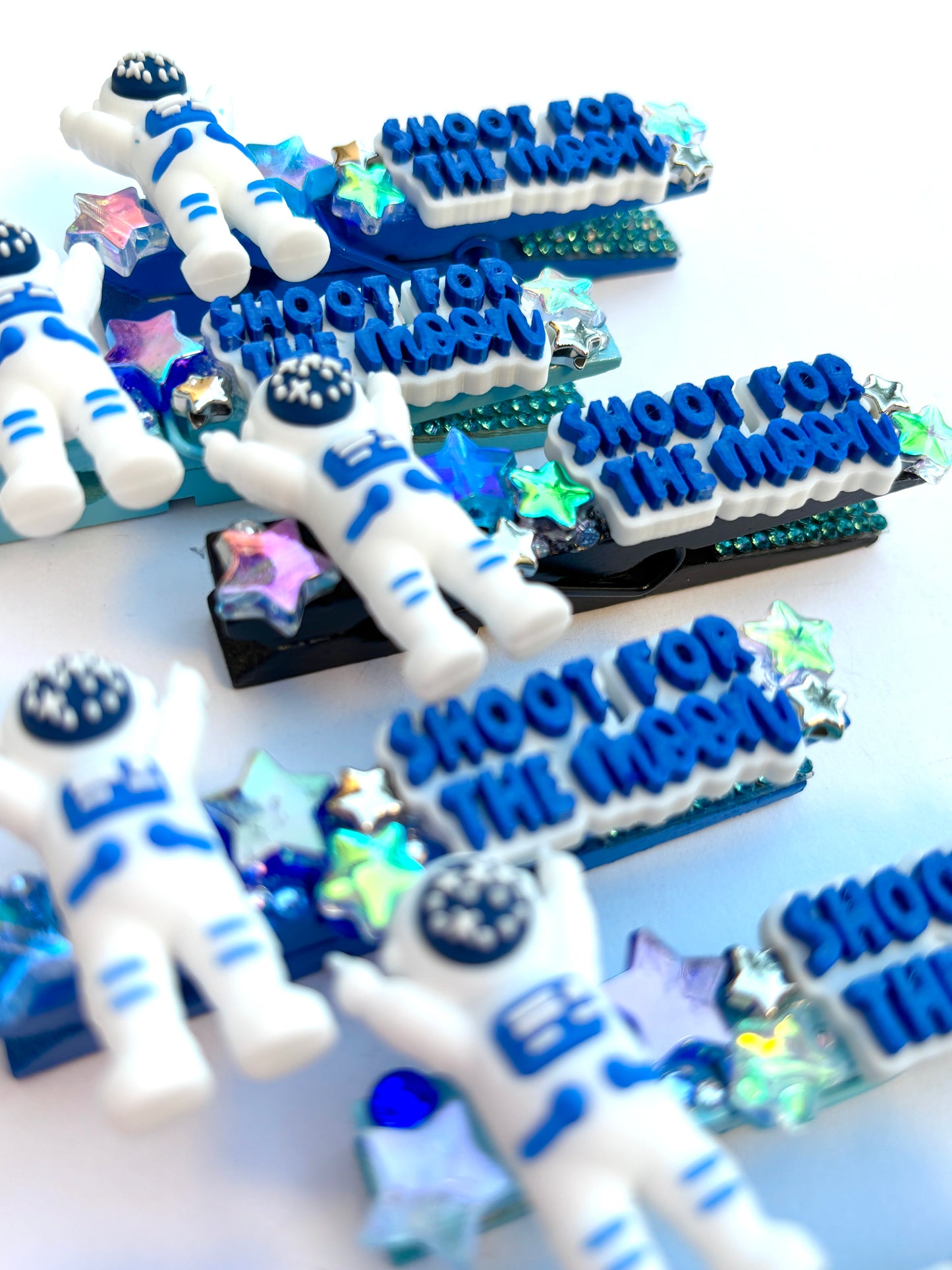 Shoot for the Moon spirit pins - set of 6