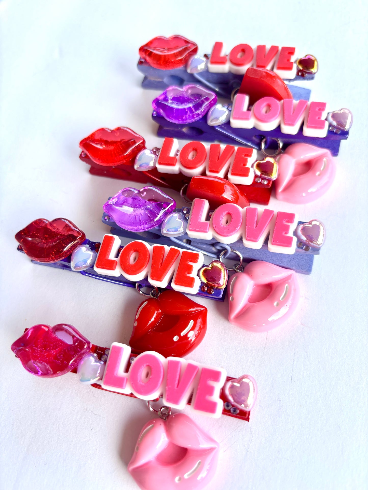 LOVE spirit pins - set of 6
