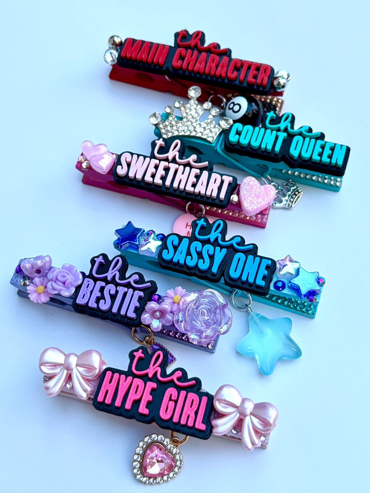 Pin Personality Collection Cheer pins - set of 6