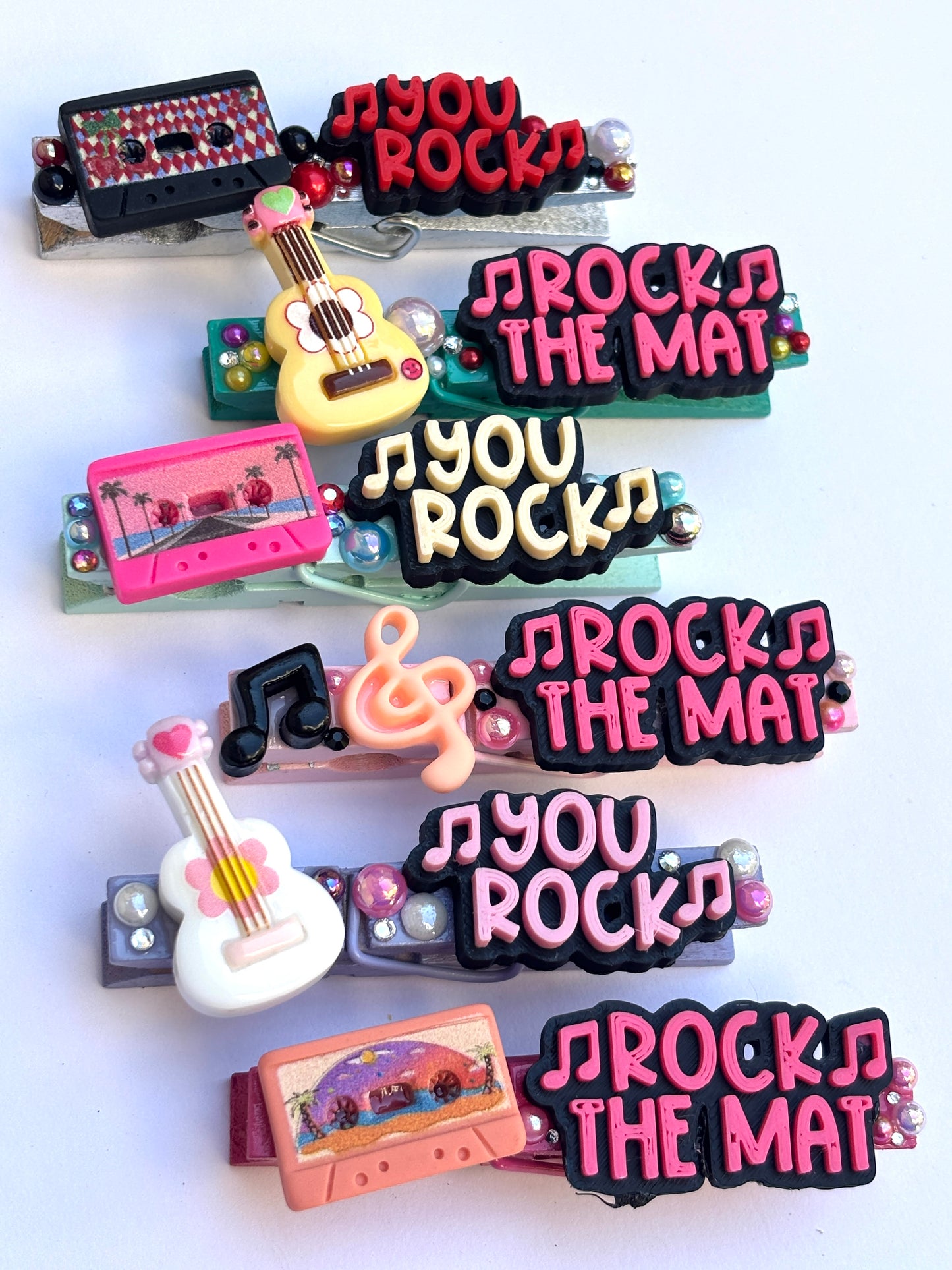 You Rock spirit pins - set of 6