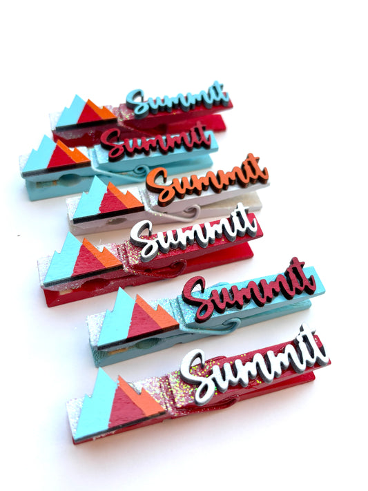 Youth Summit inspired cheer pins - set of 6