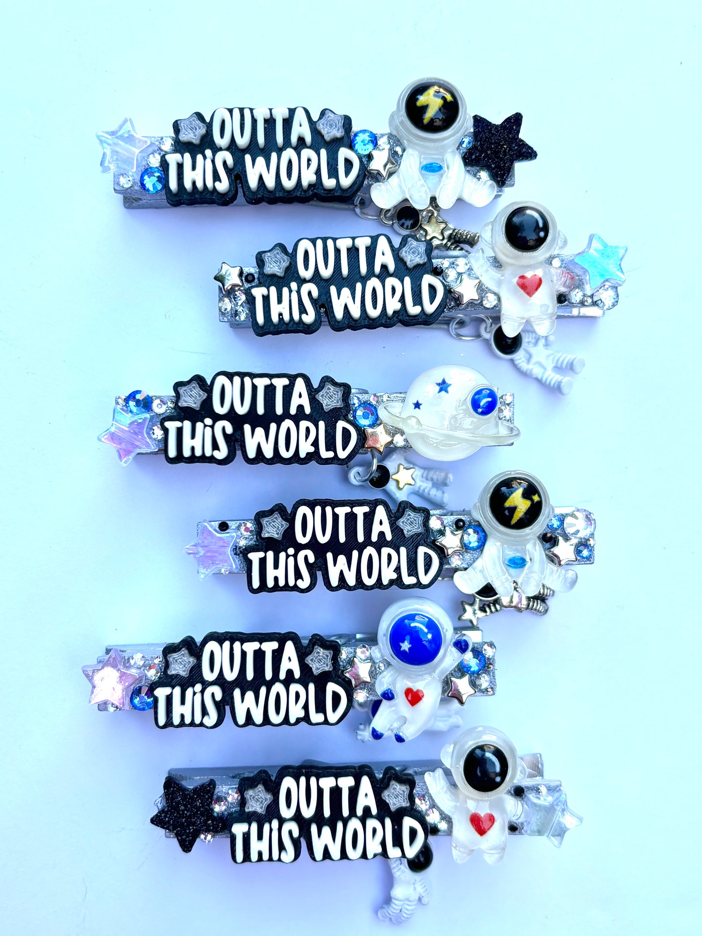 Outta This World spirit pins - set of 6