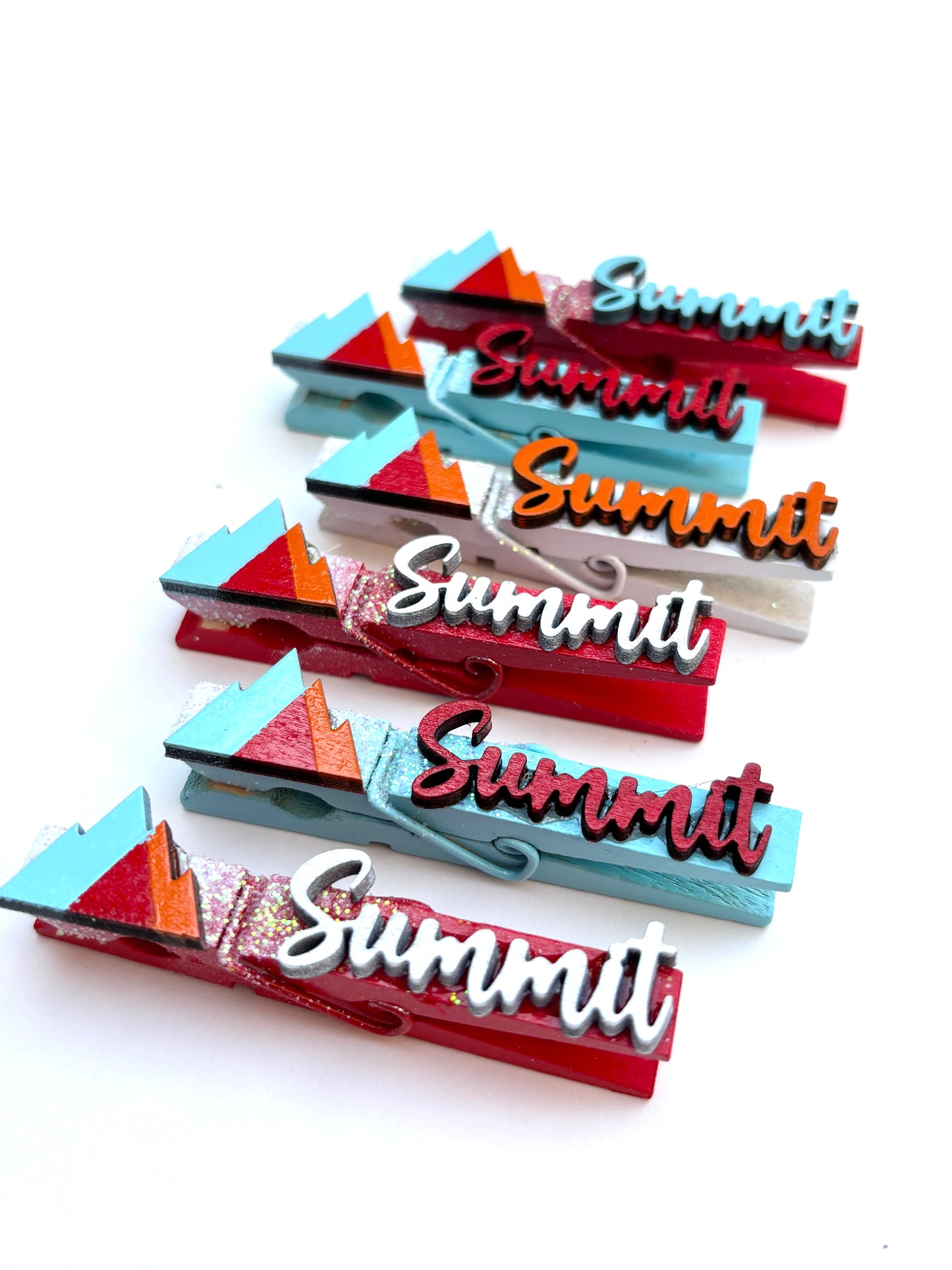 Youth Summit inspired cheer pins - set of 6