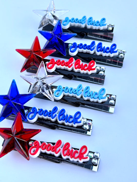 Good Luck Stars spirit pins - set of 6
