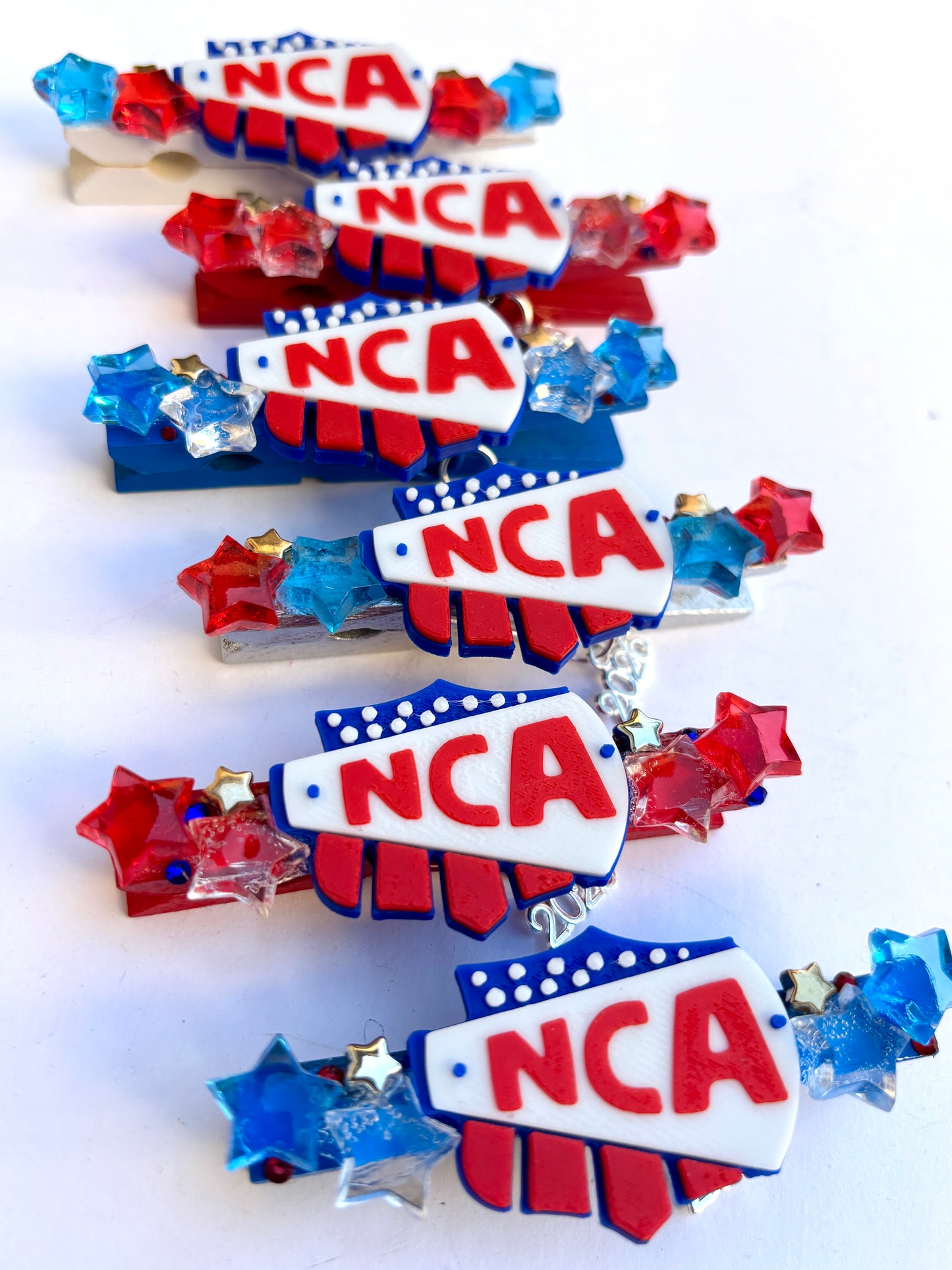 NCA Competition Cheer Pins - set of 6