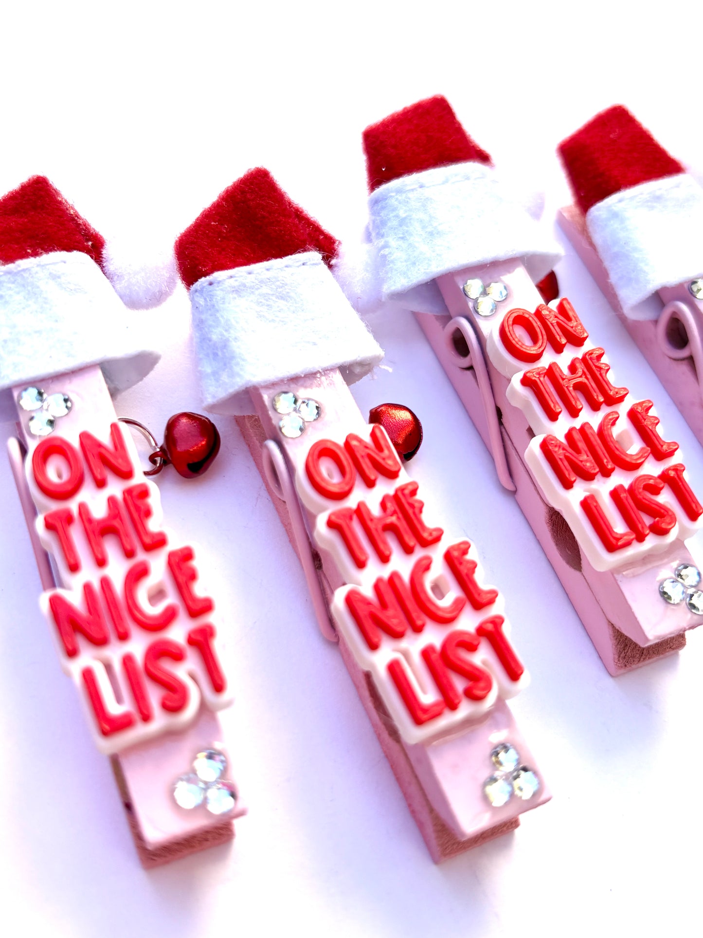 On the Nice List spirit pins - set of 6