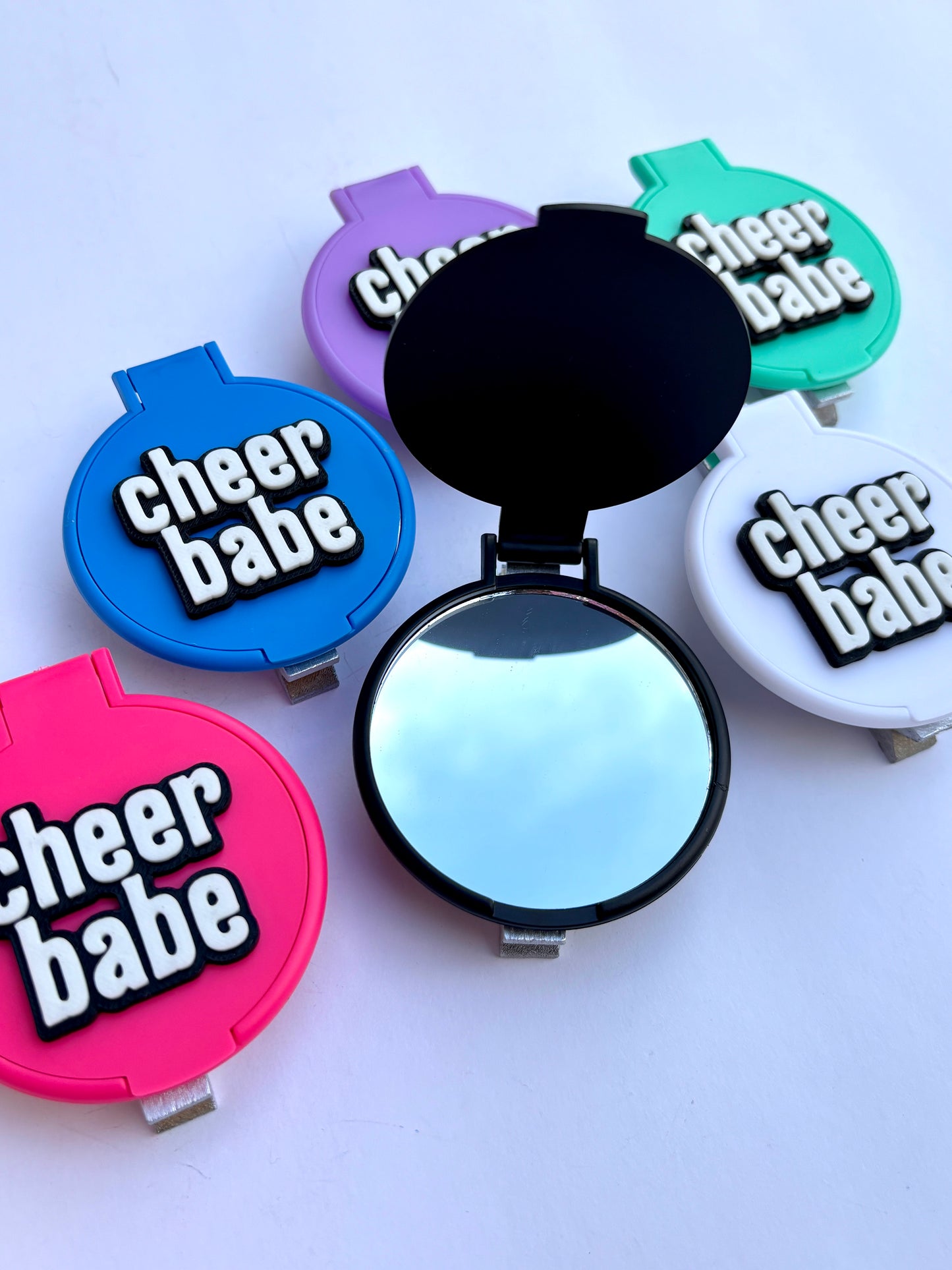 Cheer Babe mirror pins - set of 6