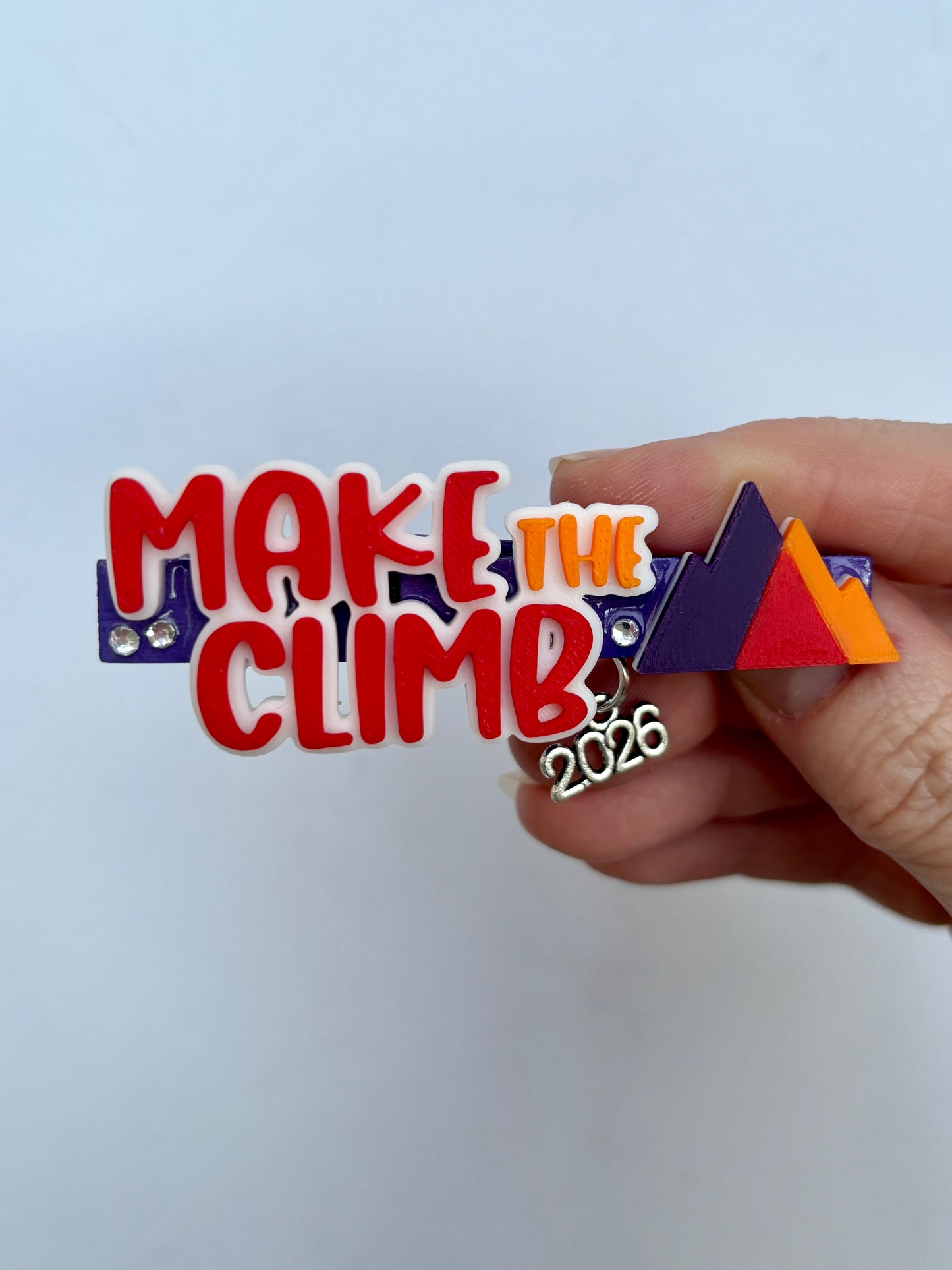 Make the Climb at D2 Summit cheer pins by- set of 6