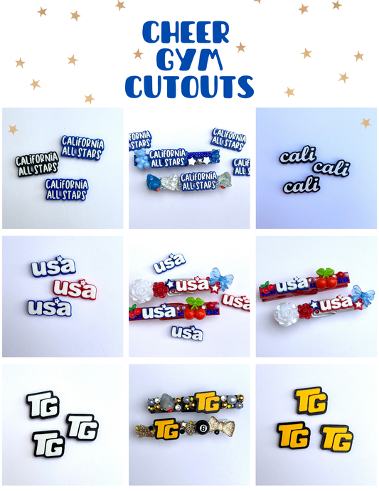 Gym Cutouts for DIY Pins