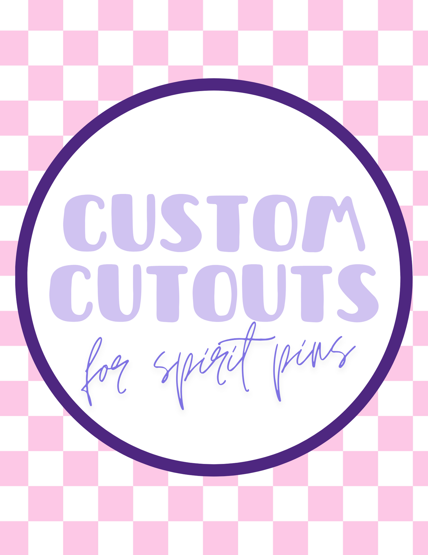 Custom Word Cutouts for DIY Pins
