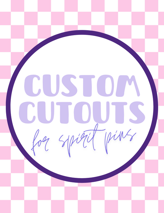Custom Word Cutouts for DIY Pins