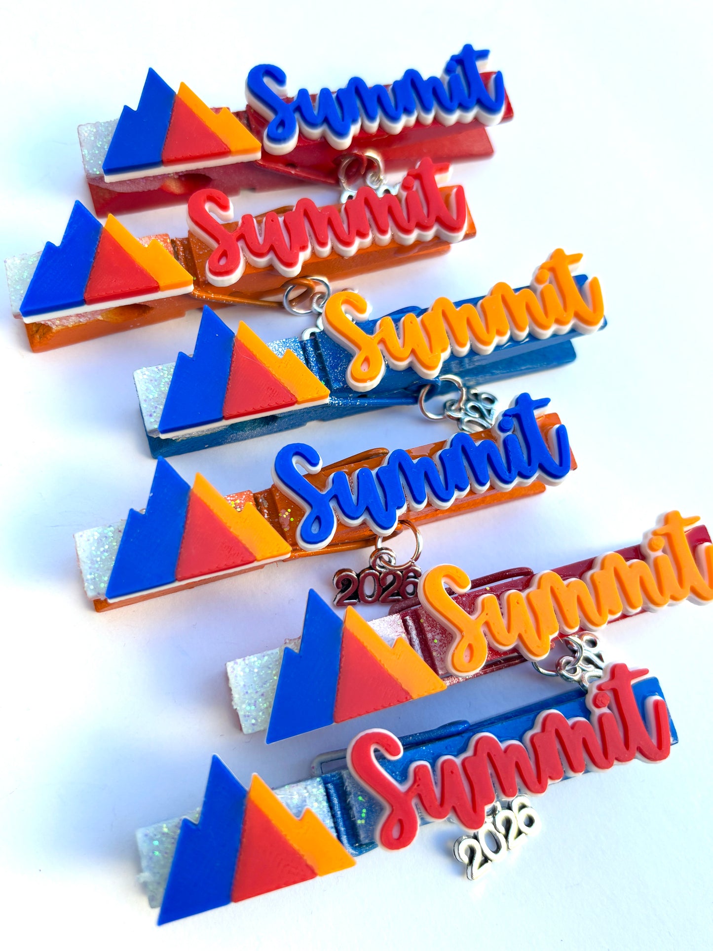 D1 Summit inspired cheer pins - set of 6